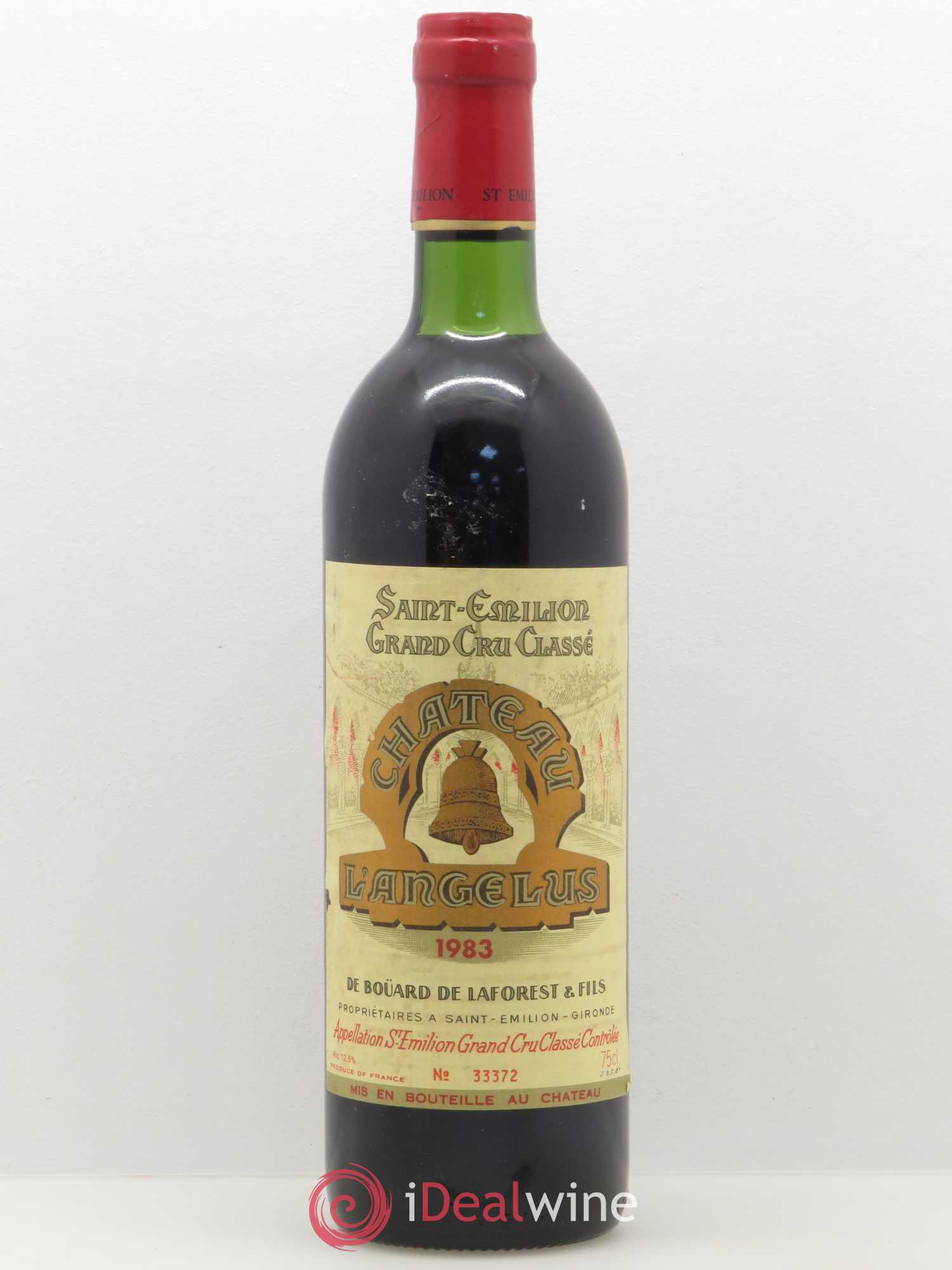 Château Angélus 1er Grand Cru Classé A 1983 - Lot de 1 bouteille - 0