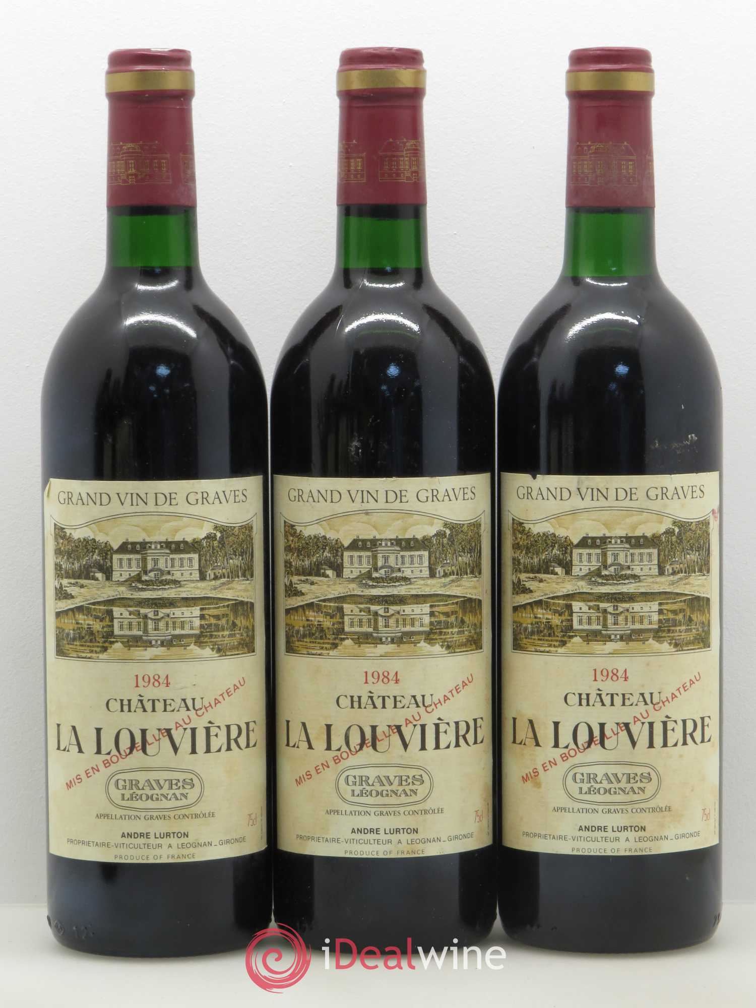 Château la Louvière 1984 - Lot de 6 bouteilles - 2