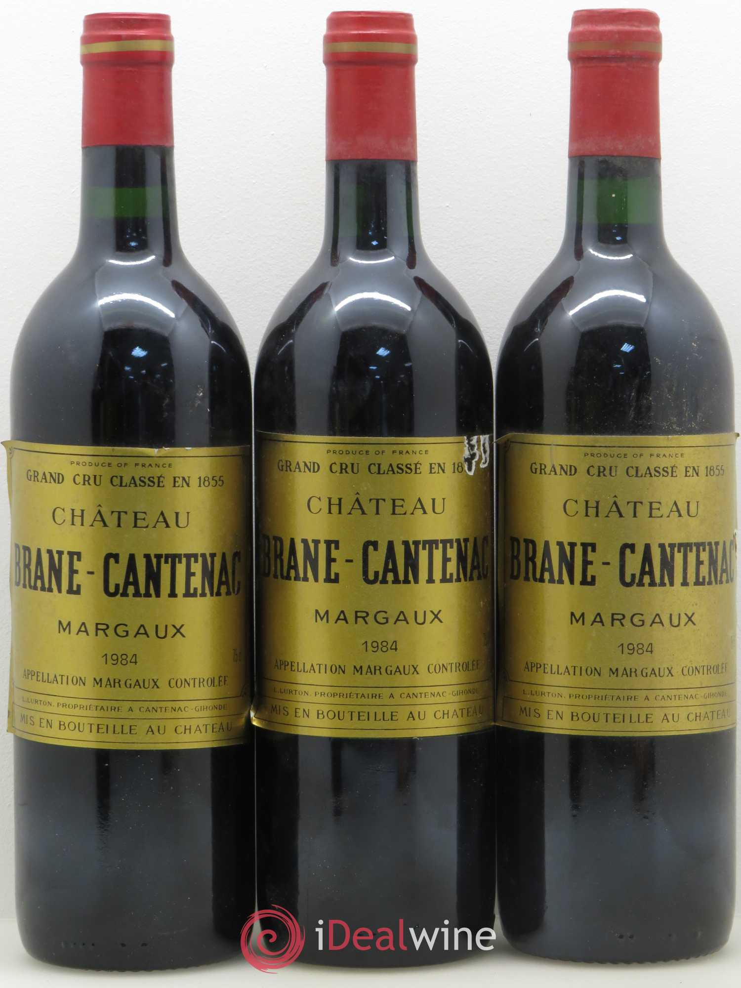 Château Brane Cantenac 2ème Grand Cru Classé 1984 - Lot de 12 bouteilles - 1
