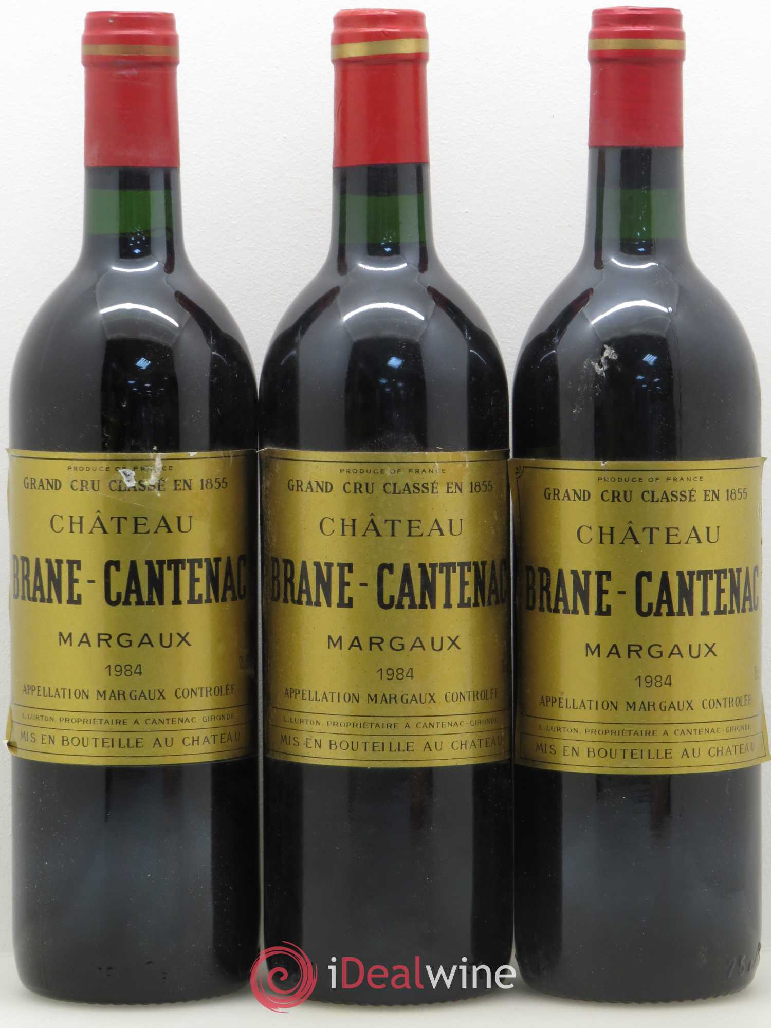 Château Brane Cantenac 2ème Grand Cru Classé 1984 - Lot de 12 bouteilles - 4