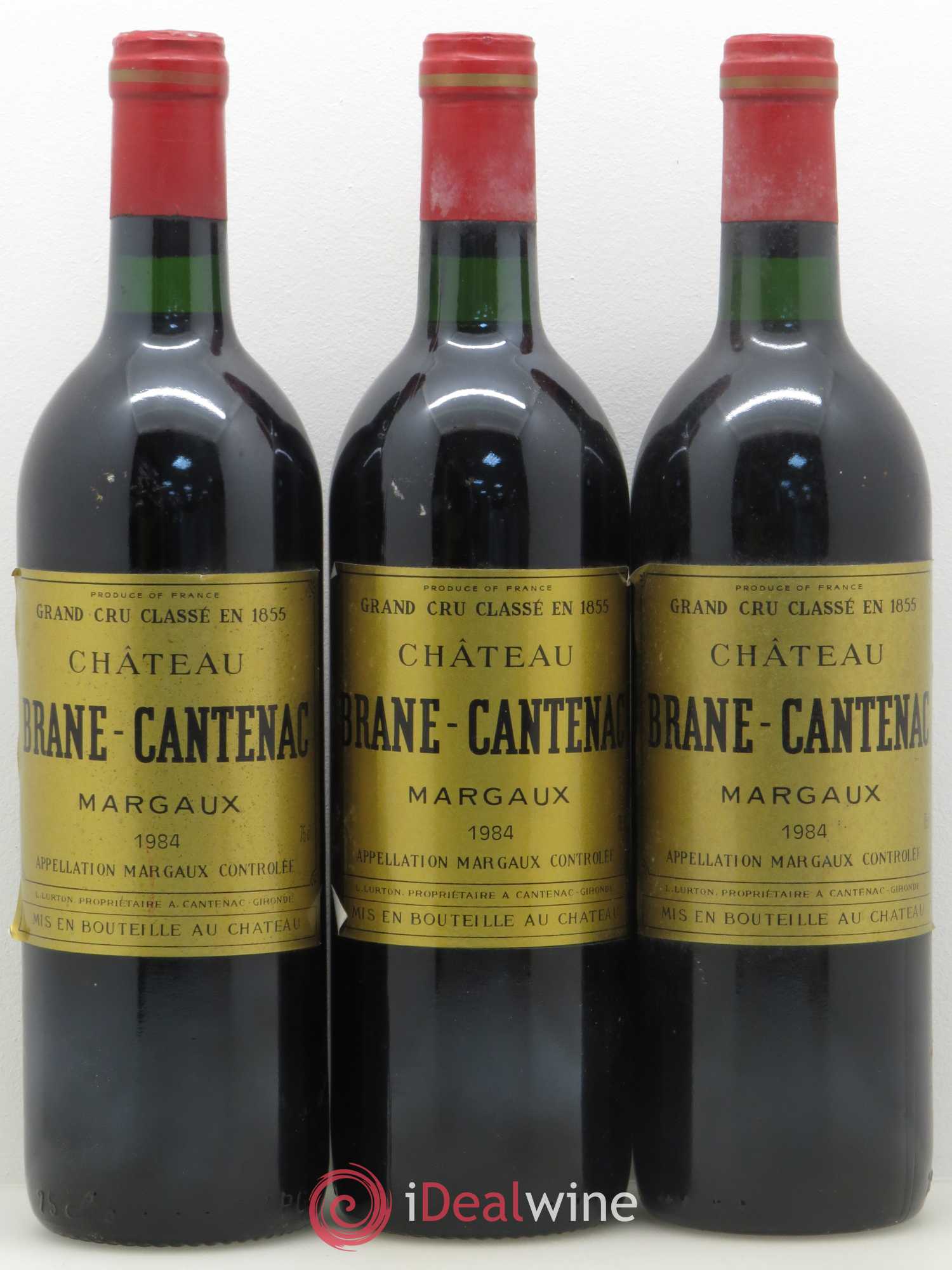 Château Brane Cantenac 2ème Grand Cru Classé 1984 - Lot de 12 bouteilles - 3