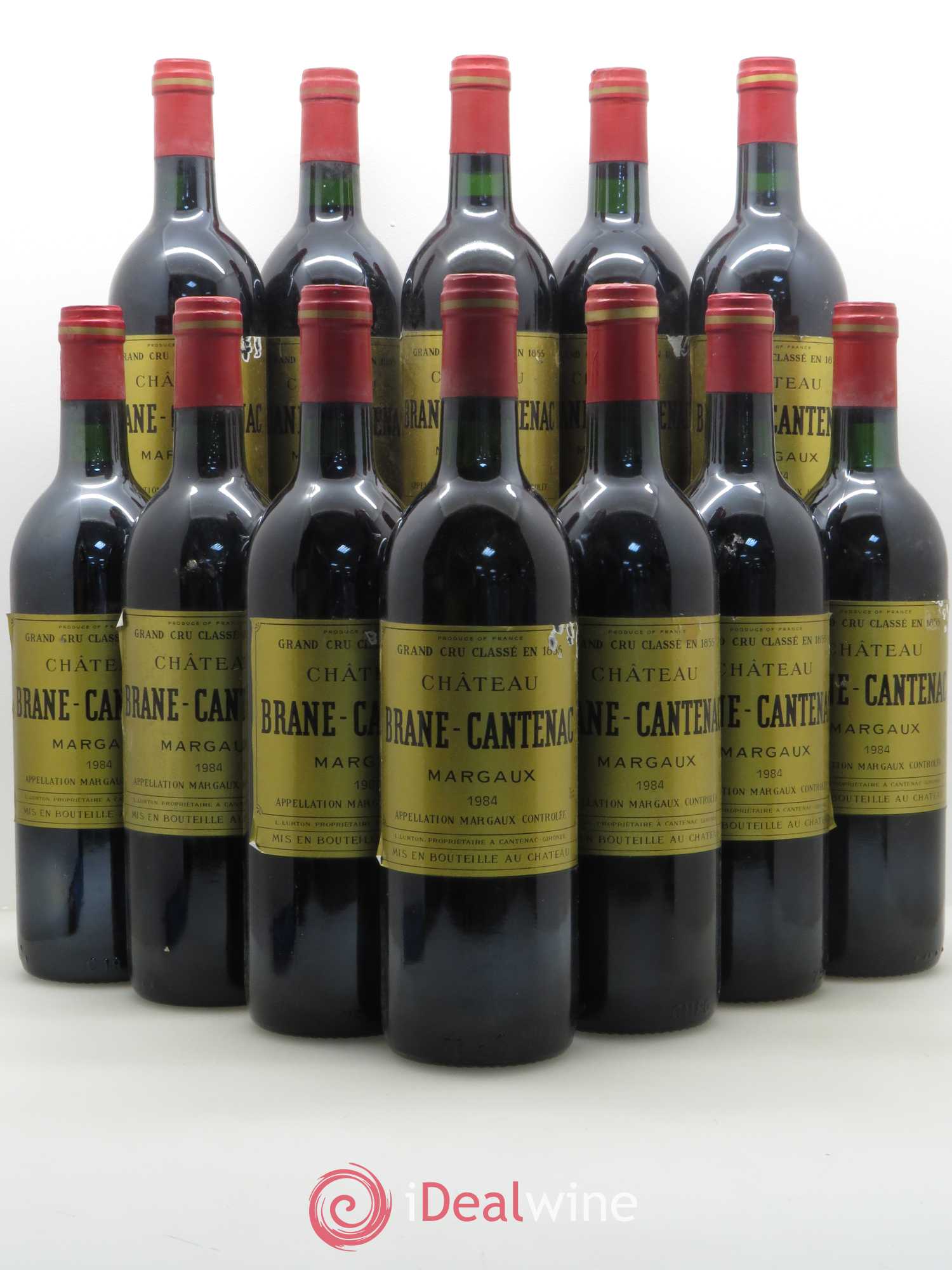 Château Brane Cantenac 2ème Grand Cru Classé 1984 - Lot de 12 bouteilles - 0