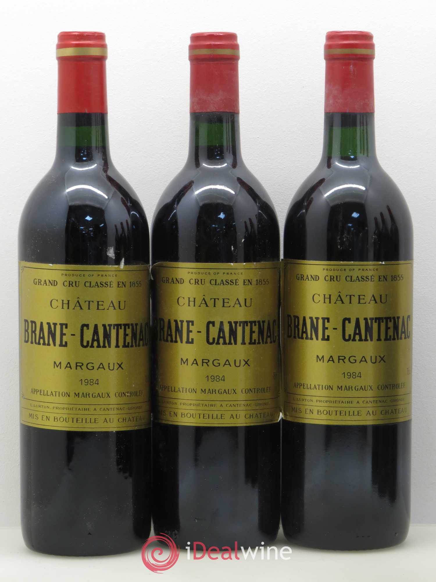 Château Brane Cantenac 2ème Grand Cru Classé 1984 - Lot de 6 bouteilles - 1