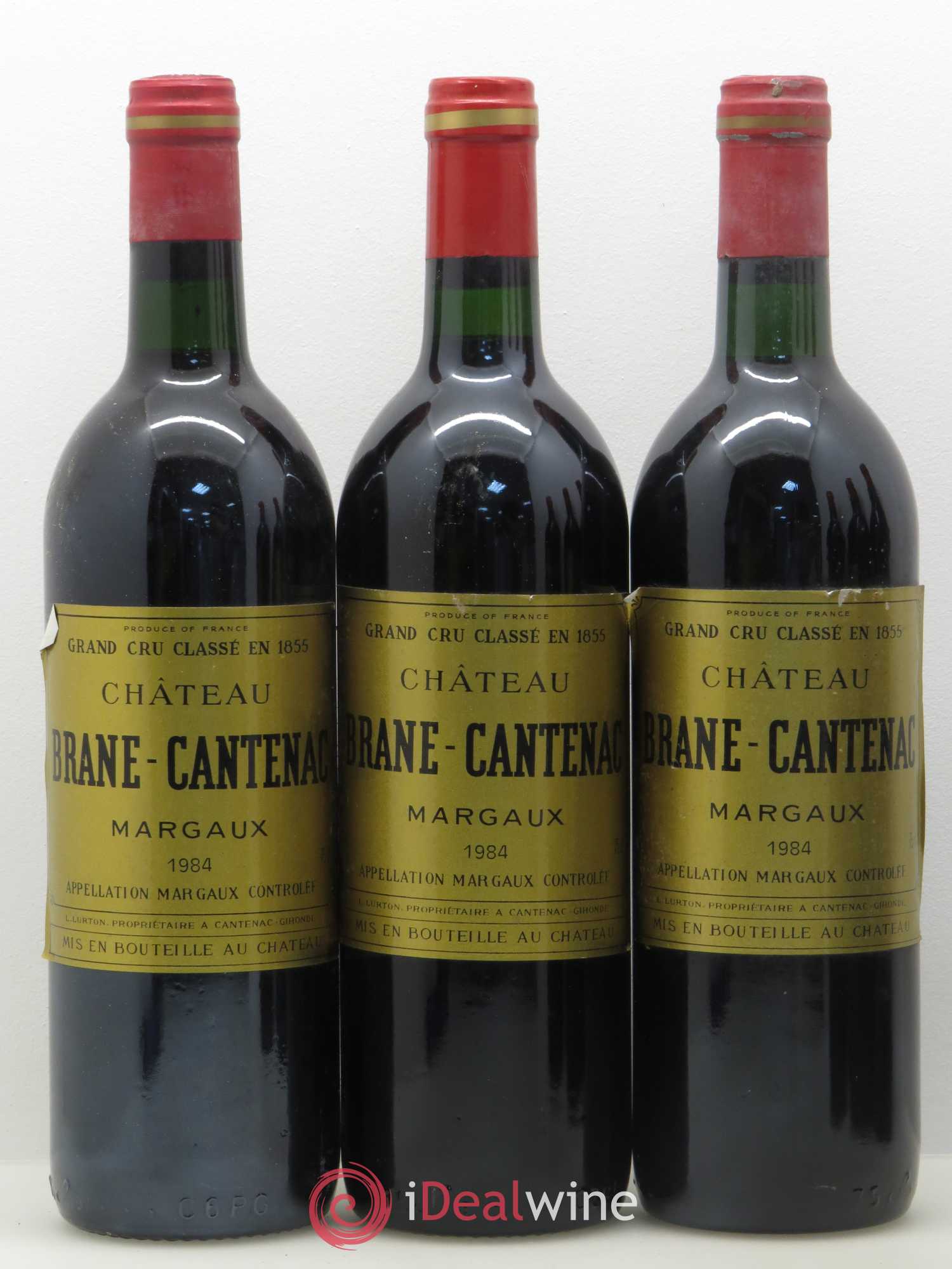 Château Brane Cantenac 2ème Grand Cru Classé 1984 - Lot de 6 bouteilles - 1