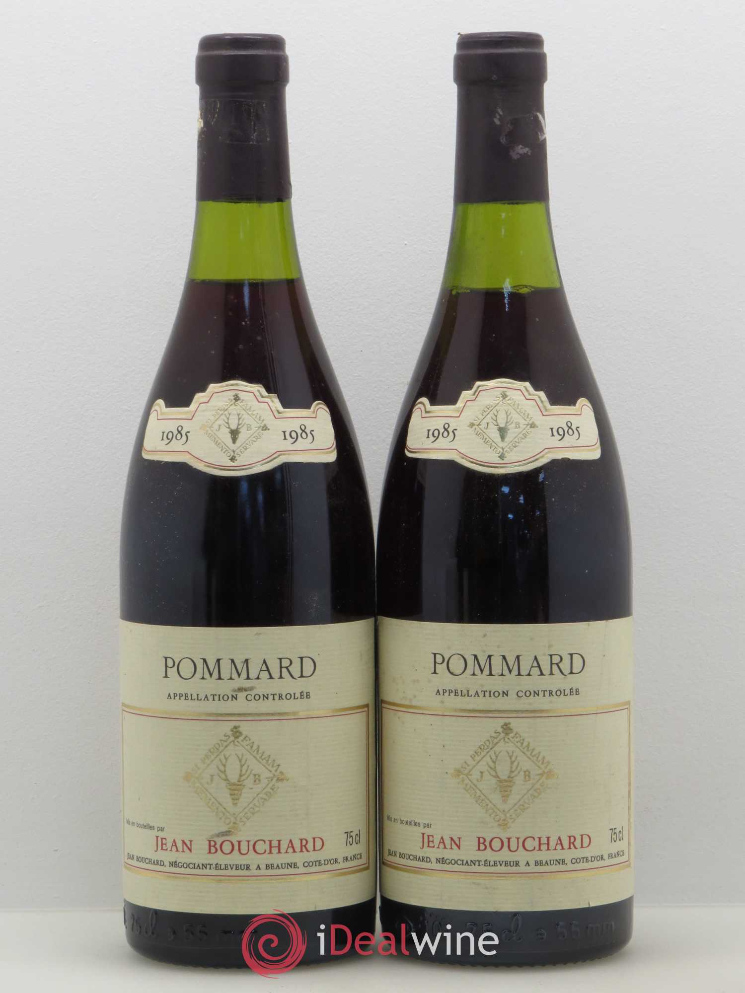 Pommard Jean Bouchard 1985 - Lot de 2 bouteilles - 0
