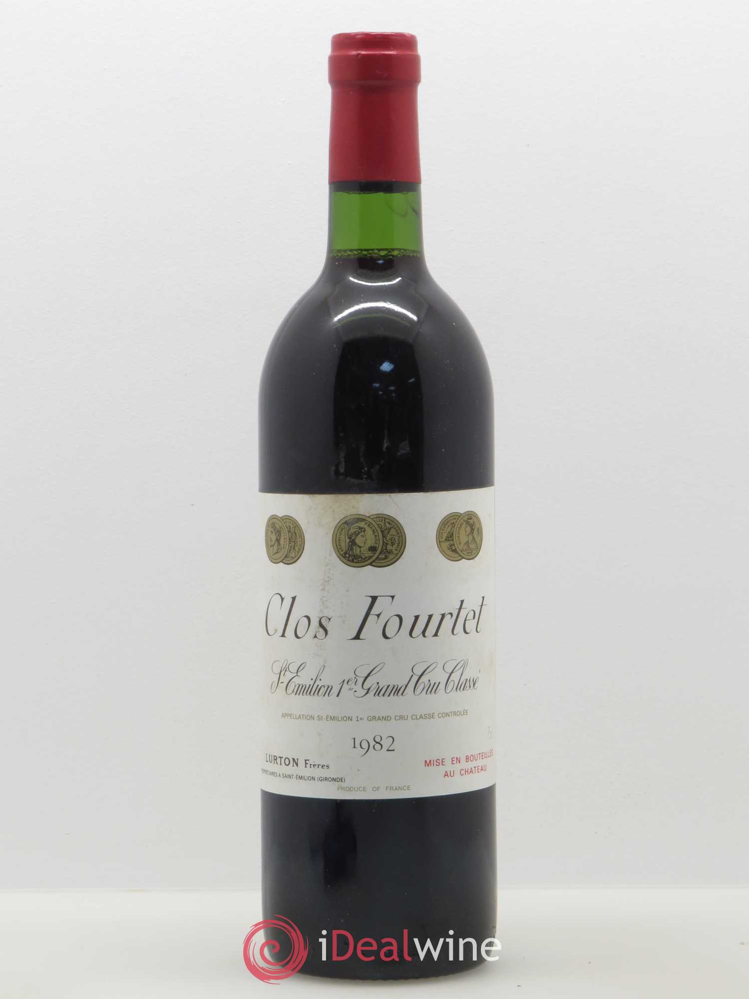 Clos Fourtet 1er Grand Cru Classé B 1982 - Lot de 1 bouteille - 0