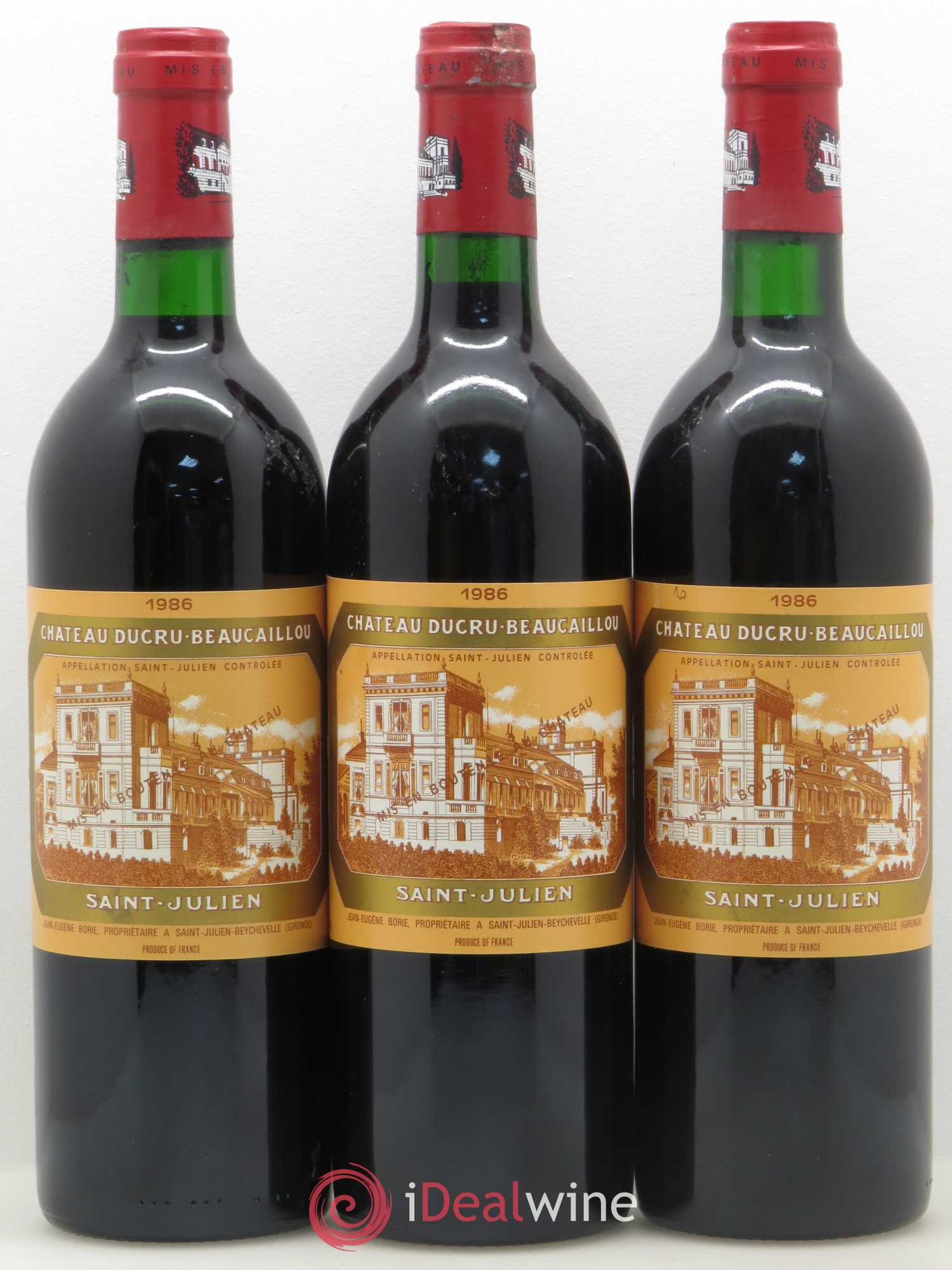 Château Ducru Beaucaillou 2ème Grand Cru Classé 1986 - Lot de 12 bouteilles - 4