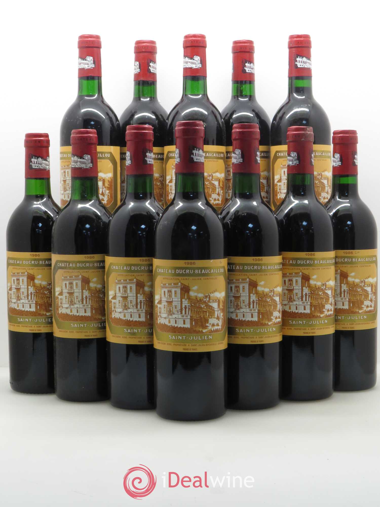 Château Ducru Beaucaillou 2ème Grand Cru Classé 1986 - Lot de 12 bouteilles - 0