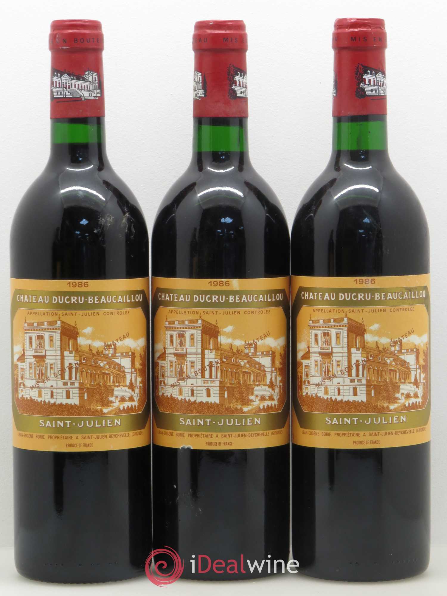 Château Ducru Beaucaillou 2ème Grand Cru Classé 1986 - Lot de 12 bouteilles - 1
