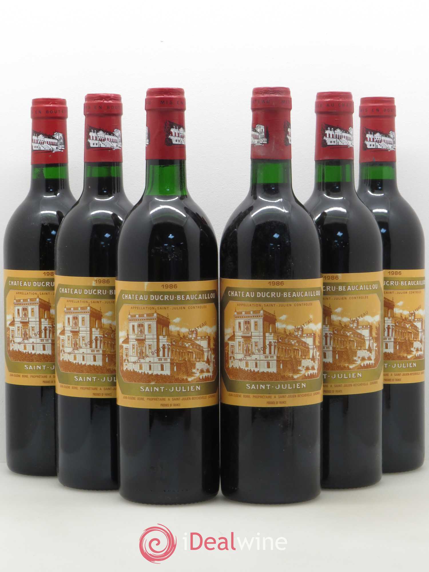 Château Ducru Beaucaillou 2ème Grand Cru Classé 1986 - Lot de 6 bouteilles - 0