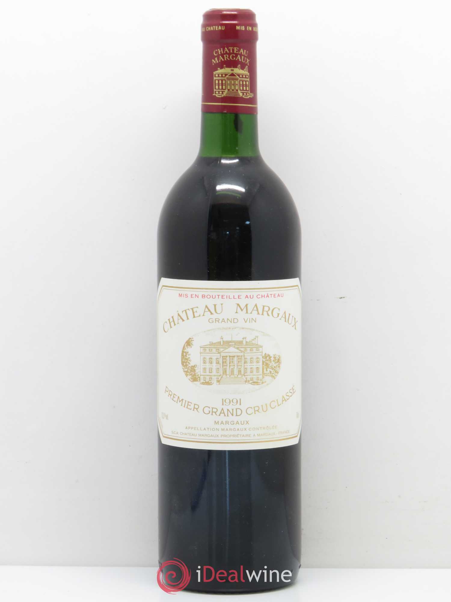 Château Margaux 1er Grand Cru Classé 1991 - Lot de 1 bouteille - 0