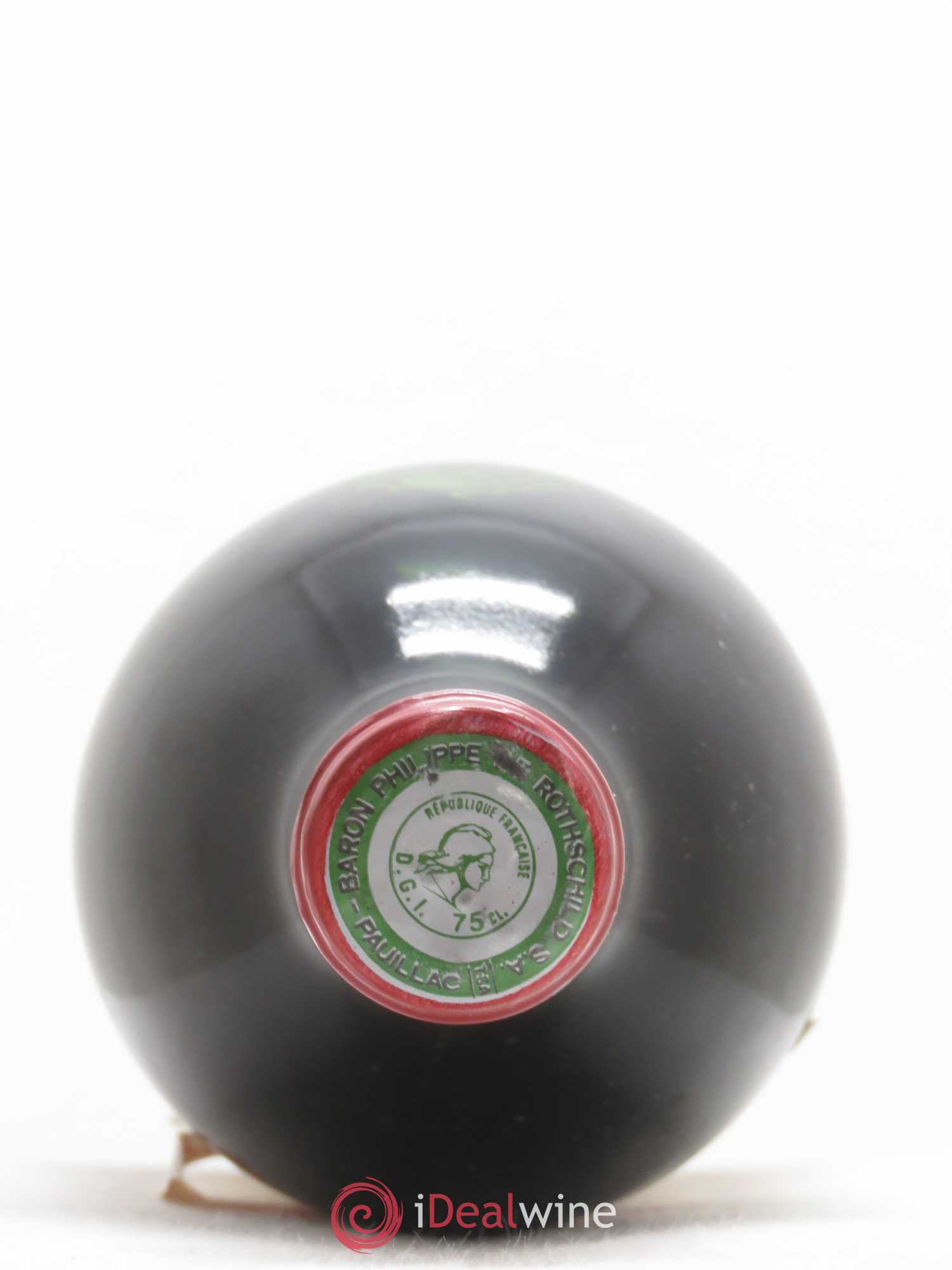 Château Mouton Rothschild 1er Grand Cru Classé 1979 - Lot de 1 bouteille - 1