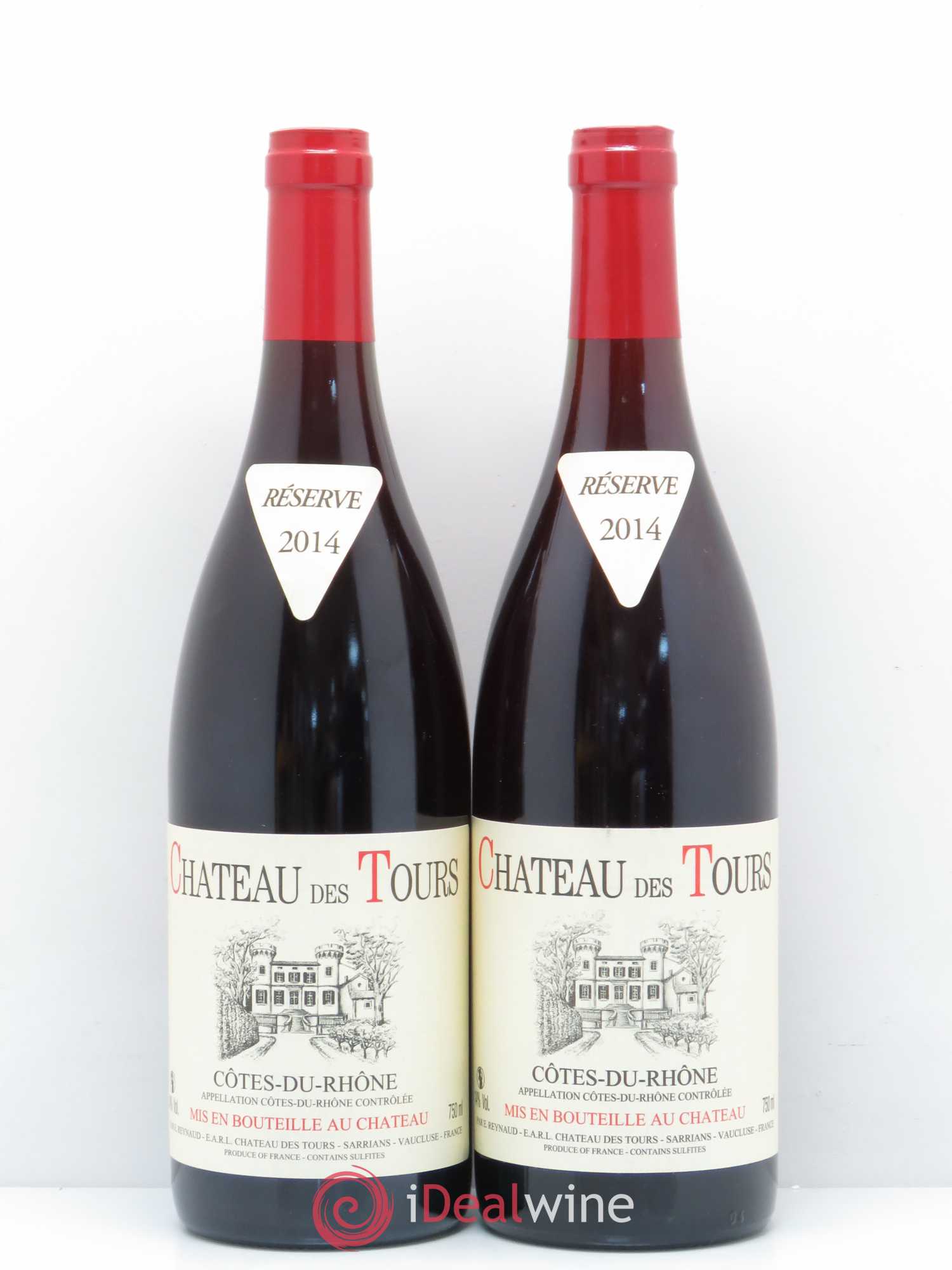 Côtes-du-Rhône Château des Tours Emmanuel Reynaud 2014 - Lot de 2 bouteilles - 0