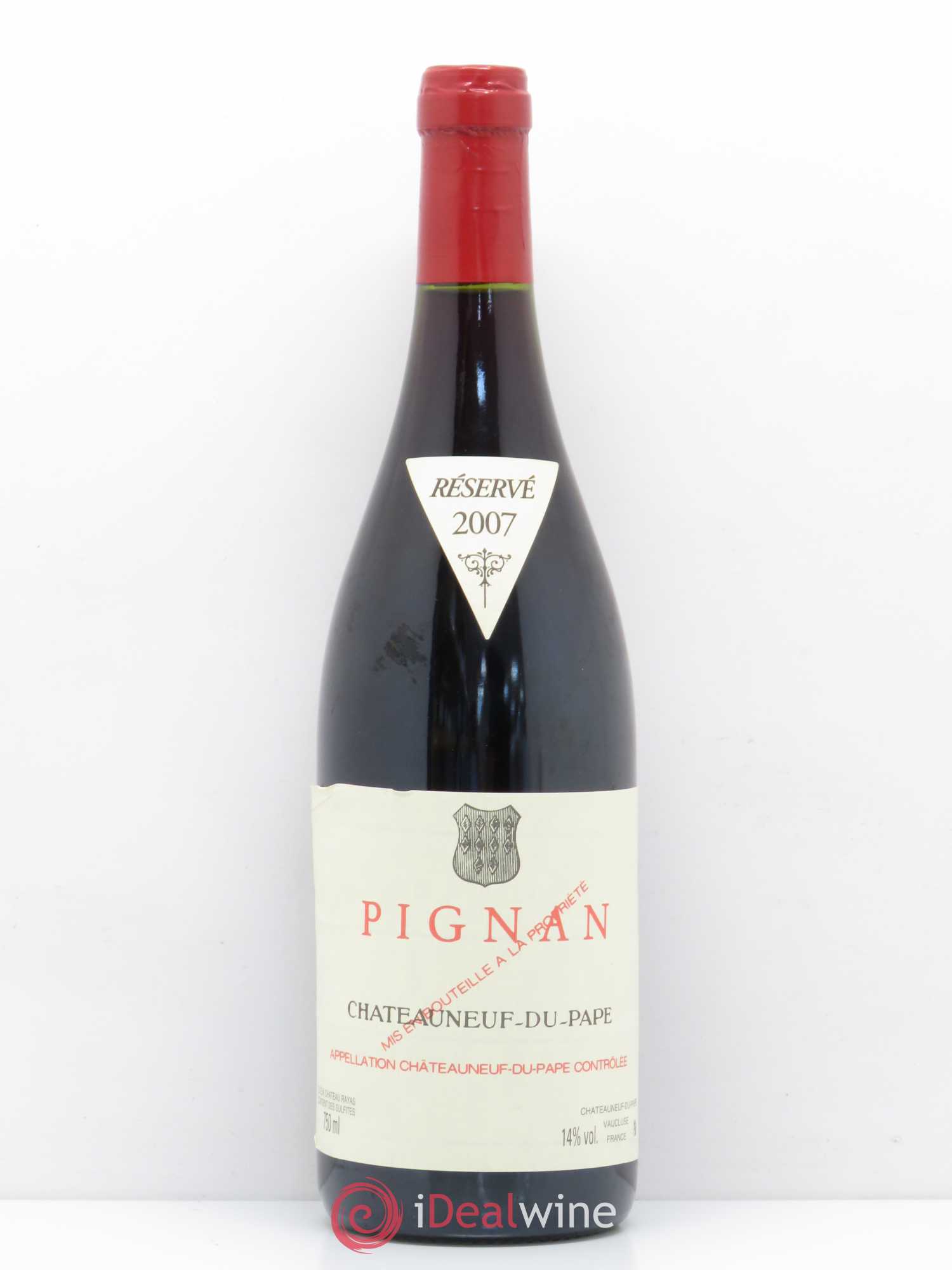 Châteauneuf-du-Pape Pignan Emmanuel Reynaud 2007 - Lot de 1 bouteille - 0