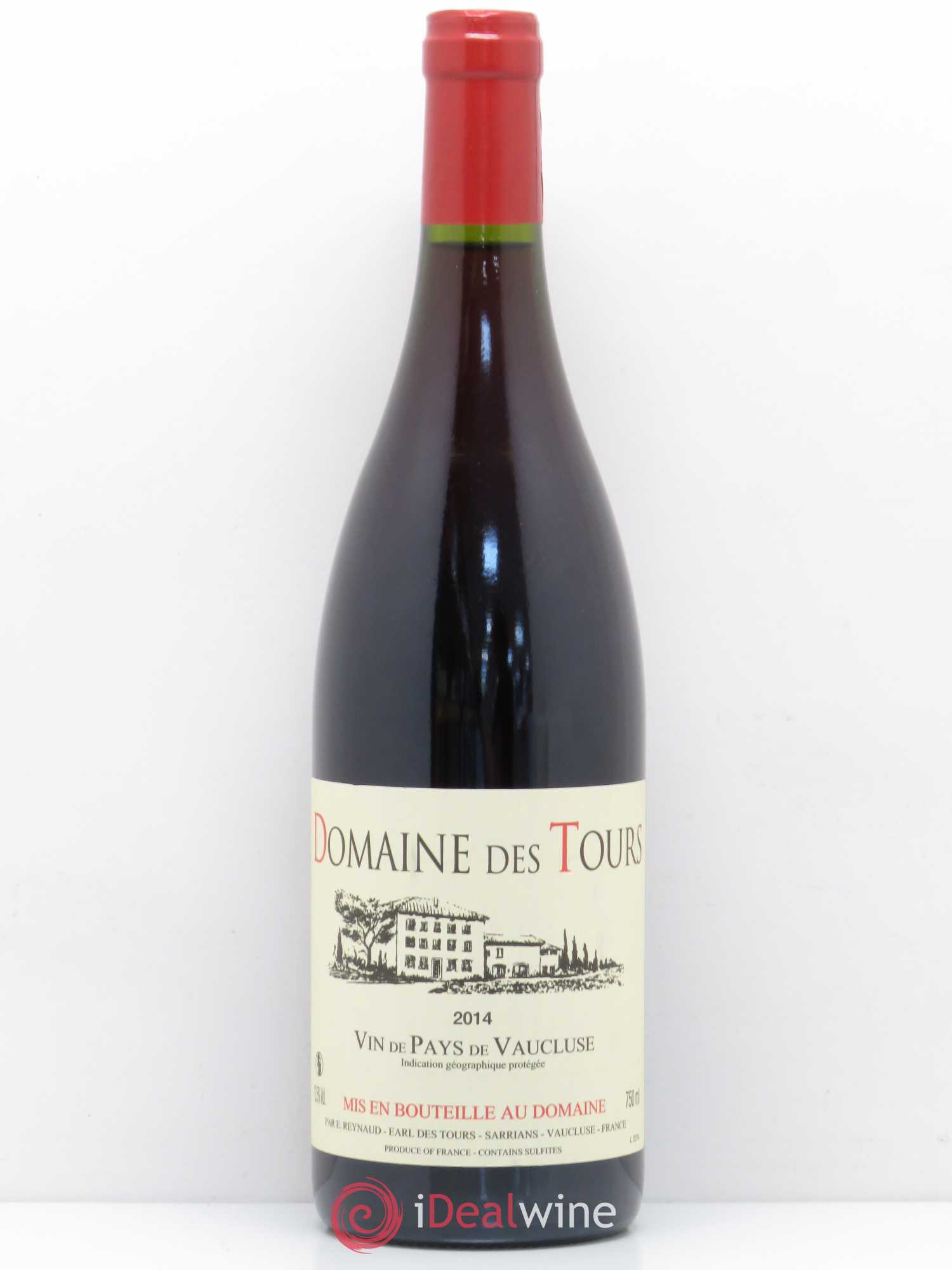 Vaucluse (Vin de Pays de Vaucluse) Domaine des Tours Emmanuel Reynaud 2014 - Lot de 1 bouteille - 0