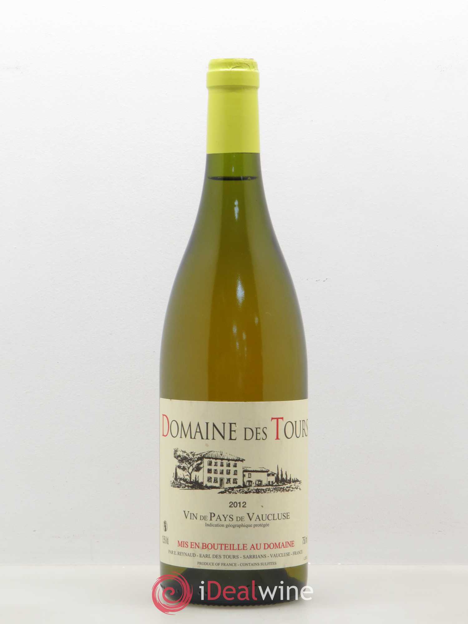 Vaucluse (Vin de Pays de Vaucluse) Domaine des Tours Emmanuel Reynaud 2012 - Lot de 1 bouteille - 0