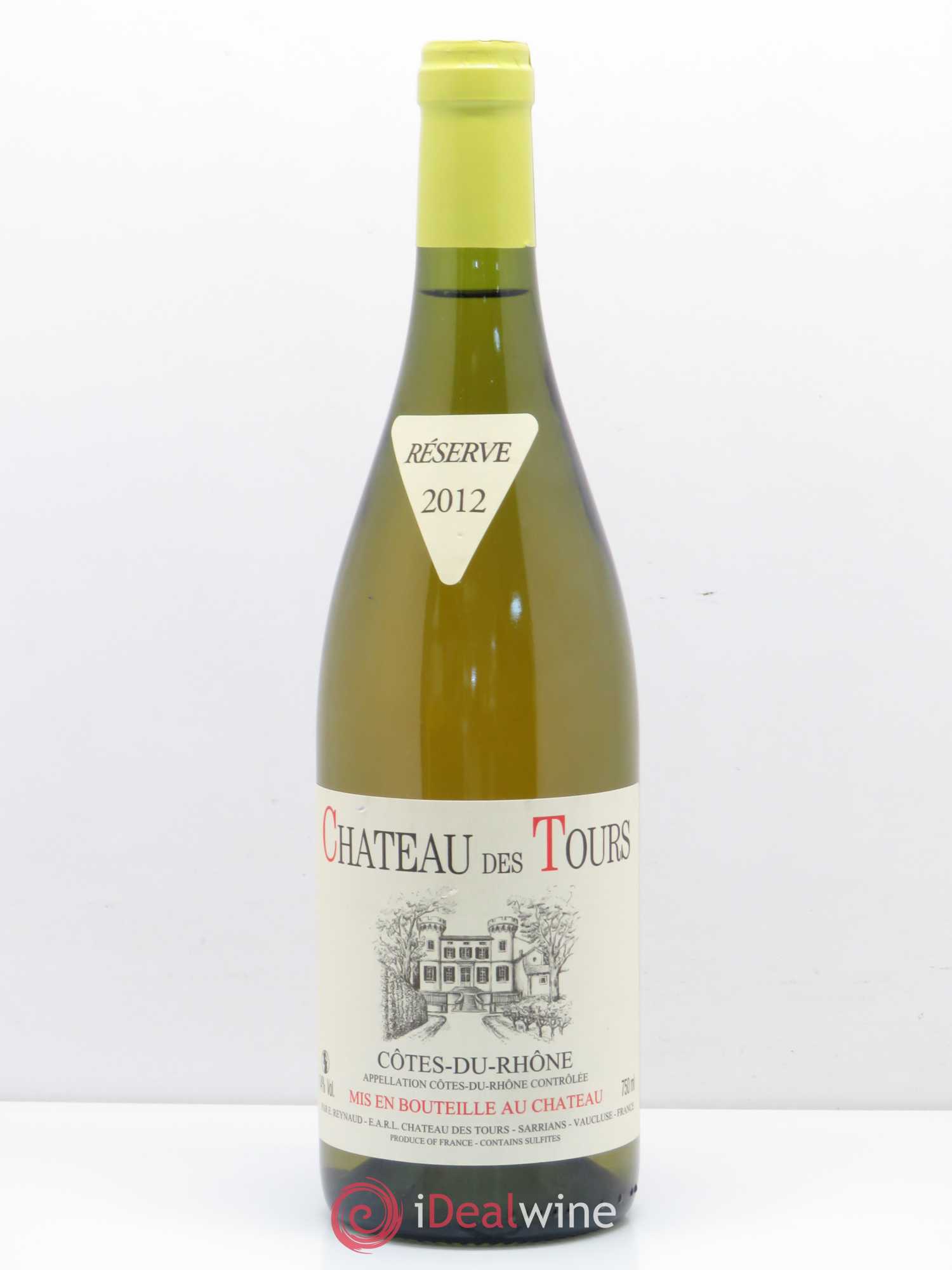 Côtes-du-Rhône Château des Tours Emmanuel Reynaud 2012 - Lot de 1 bouteille - 0