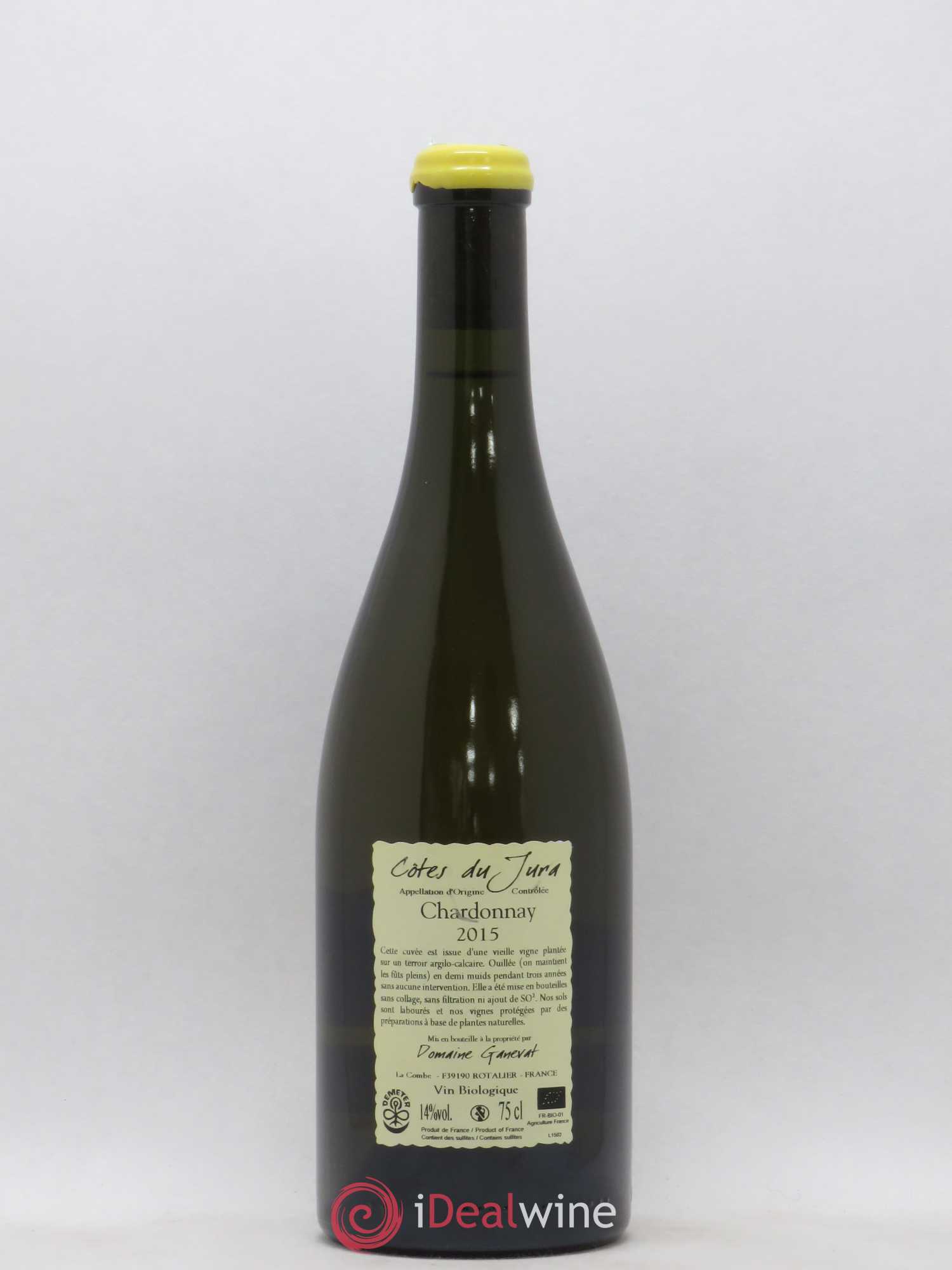 Côtes du Jura Les Chamois du Paradis Jean-François Ganevat (Domaine) 2015 - Lot de 1 bouteille - 1