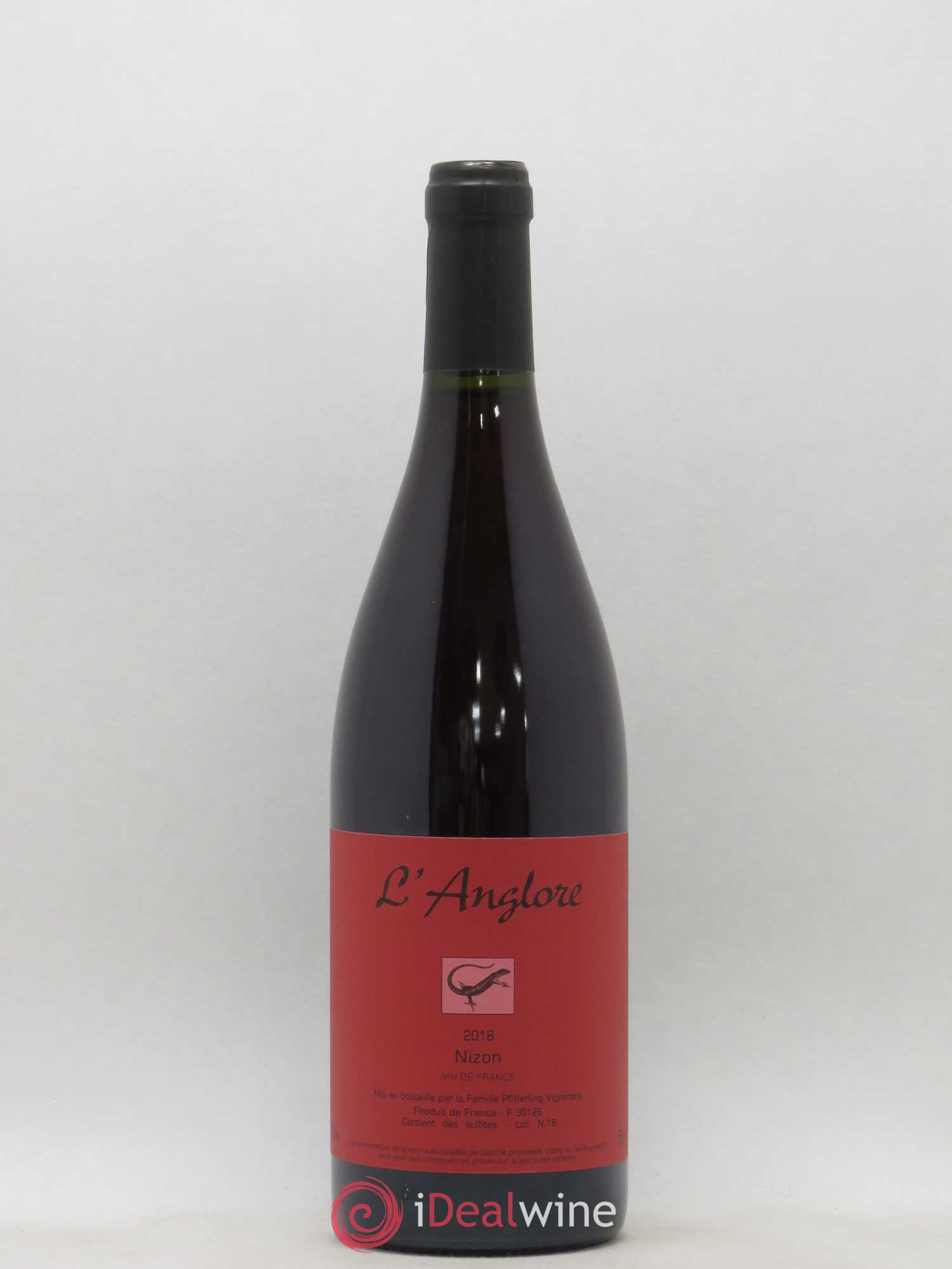 Vin de France Nizon L'Anglore 2018 - Lot de 1 bouteille - 0