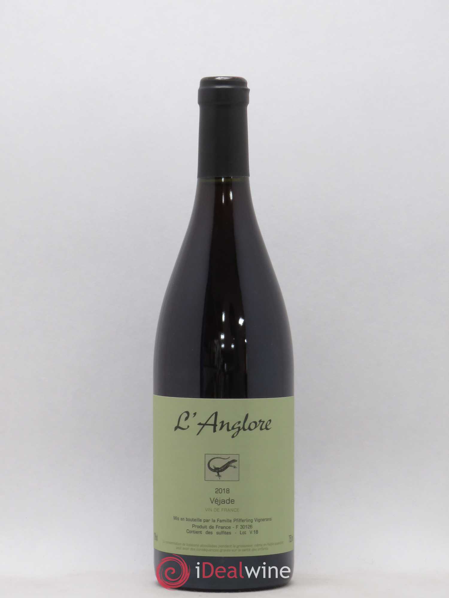 Vin de France Véjade L'Anglore 2018 - Lot de 1 bouteille - 0
