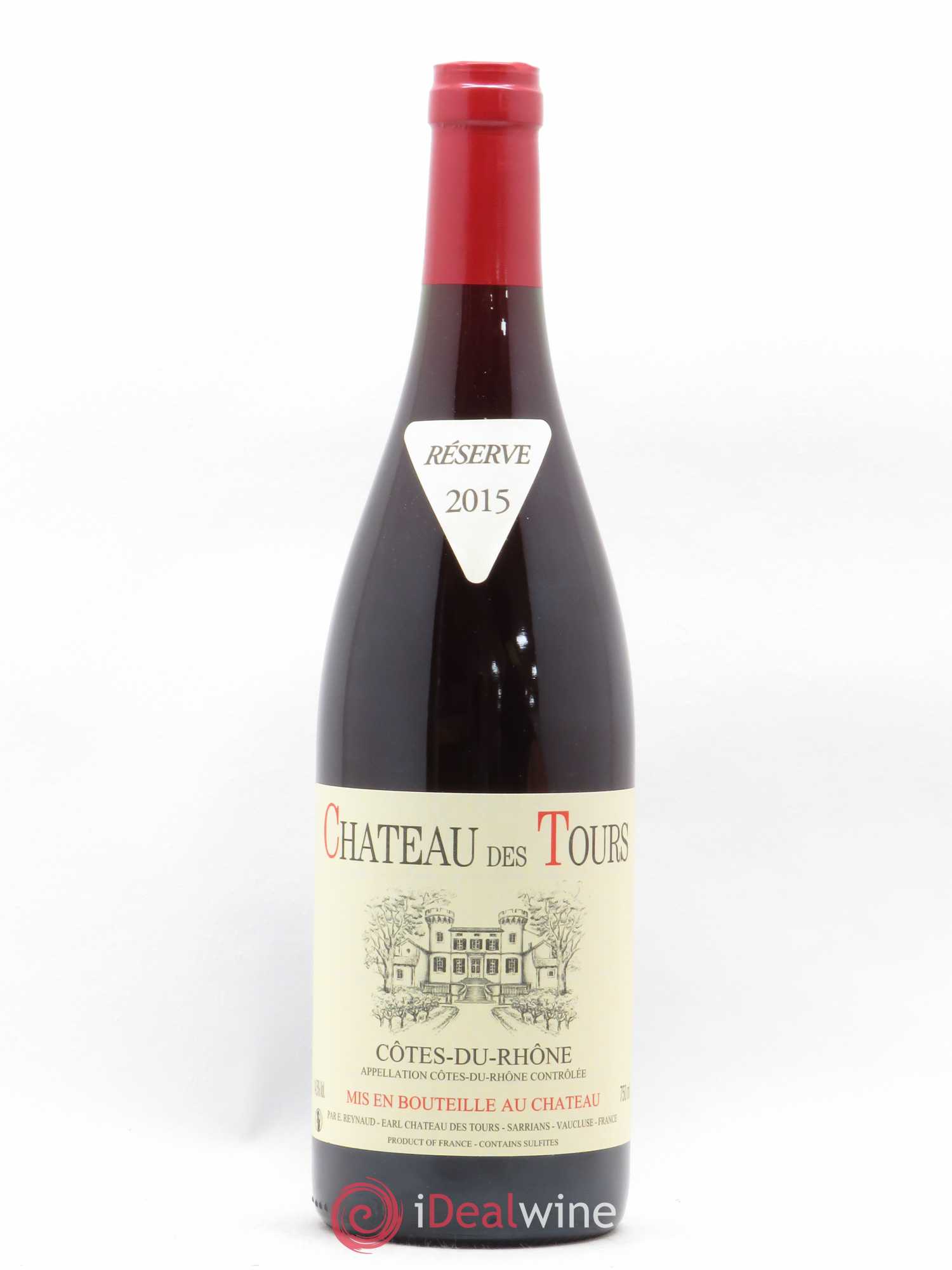 Côtes-du-Rhône Château des Tours Emmanuel Reynaud 2015 - Lot de 1 bouteille - 0