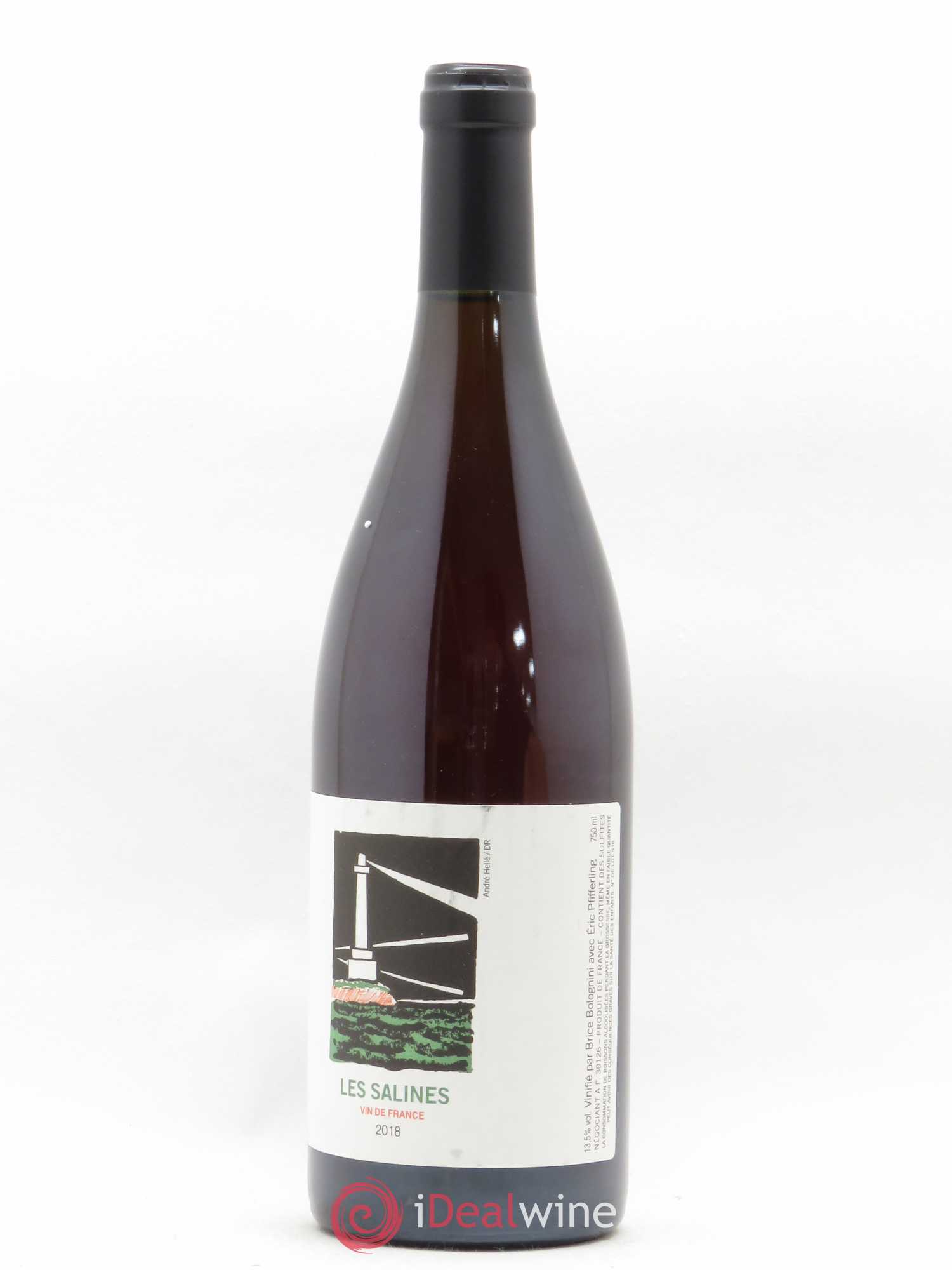 Vin de France Les Salines Eric Pfifferling et Bolognini 2018 - Lot de 1 bouteille - 1
