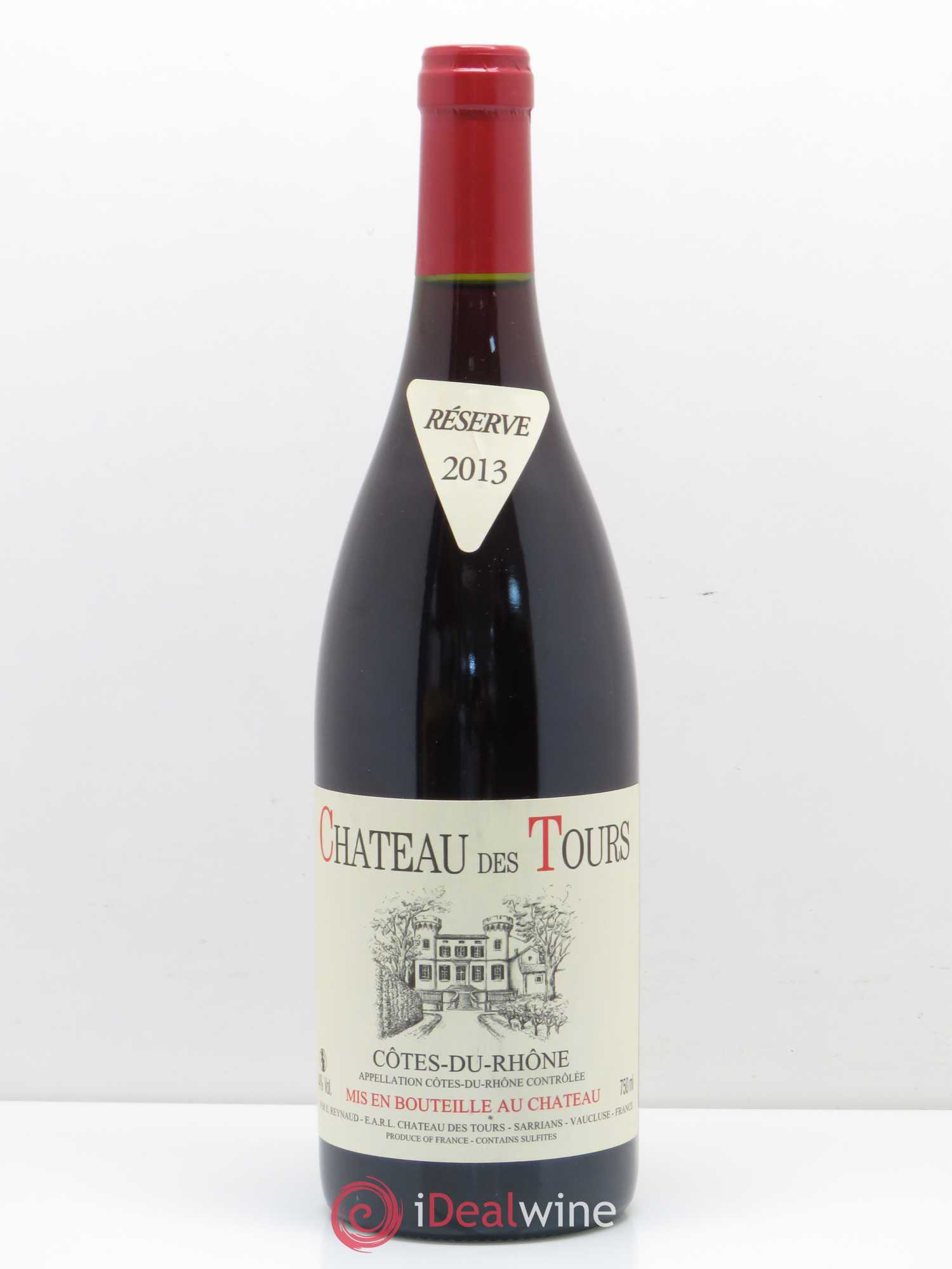 Côtes-du-Rhône Château des Tours Emmanuel Reynaud 2013 - Lot de 1 bouteille - 0