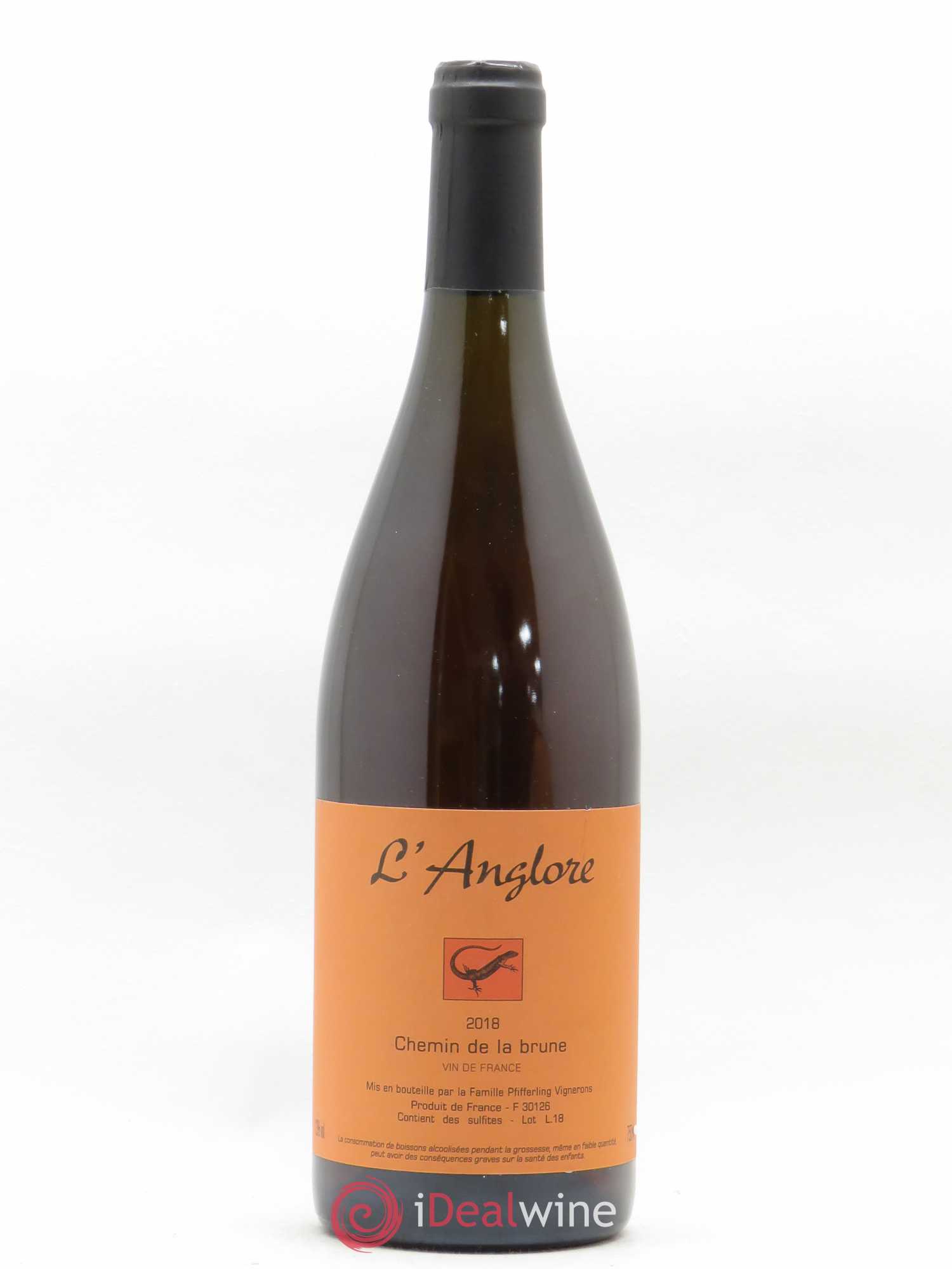 Vin de France Chemin de la brune L'Anglore 2018 - Lot de 1 bouteille - 0