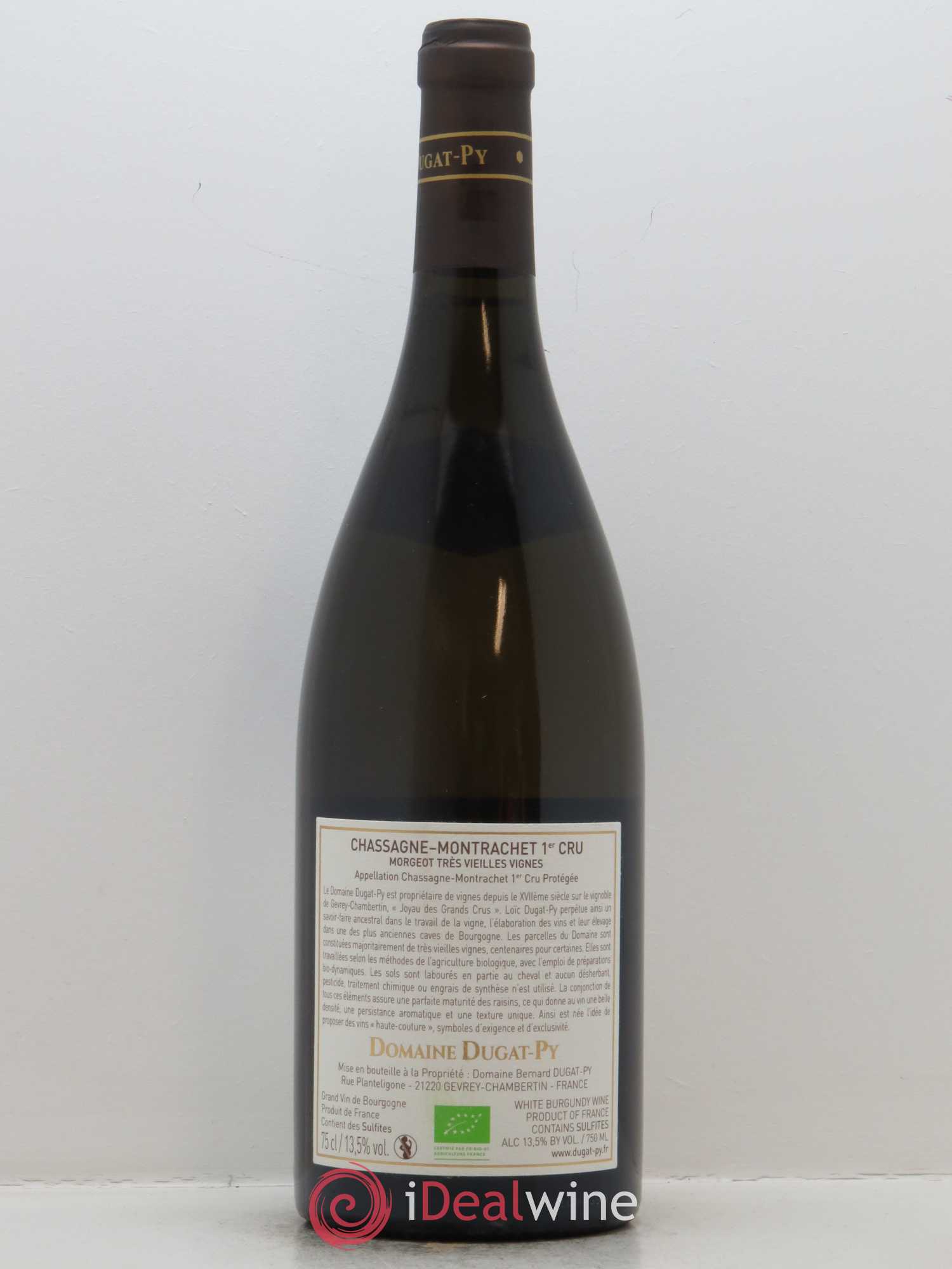 Chassagne-Montrachet 1er Cru Morgeot Dugat-Py 2015 - Lot de 1 bouteille - 1