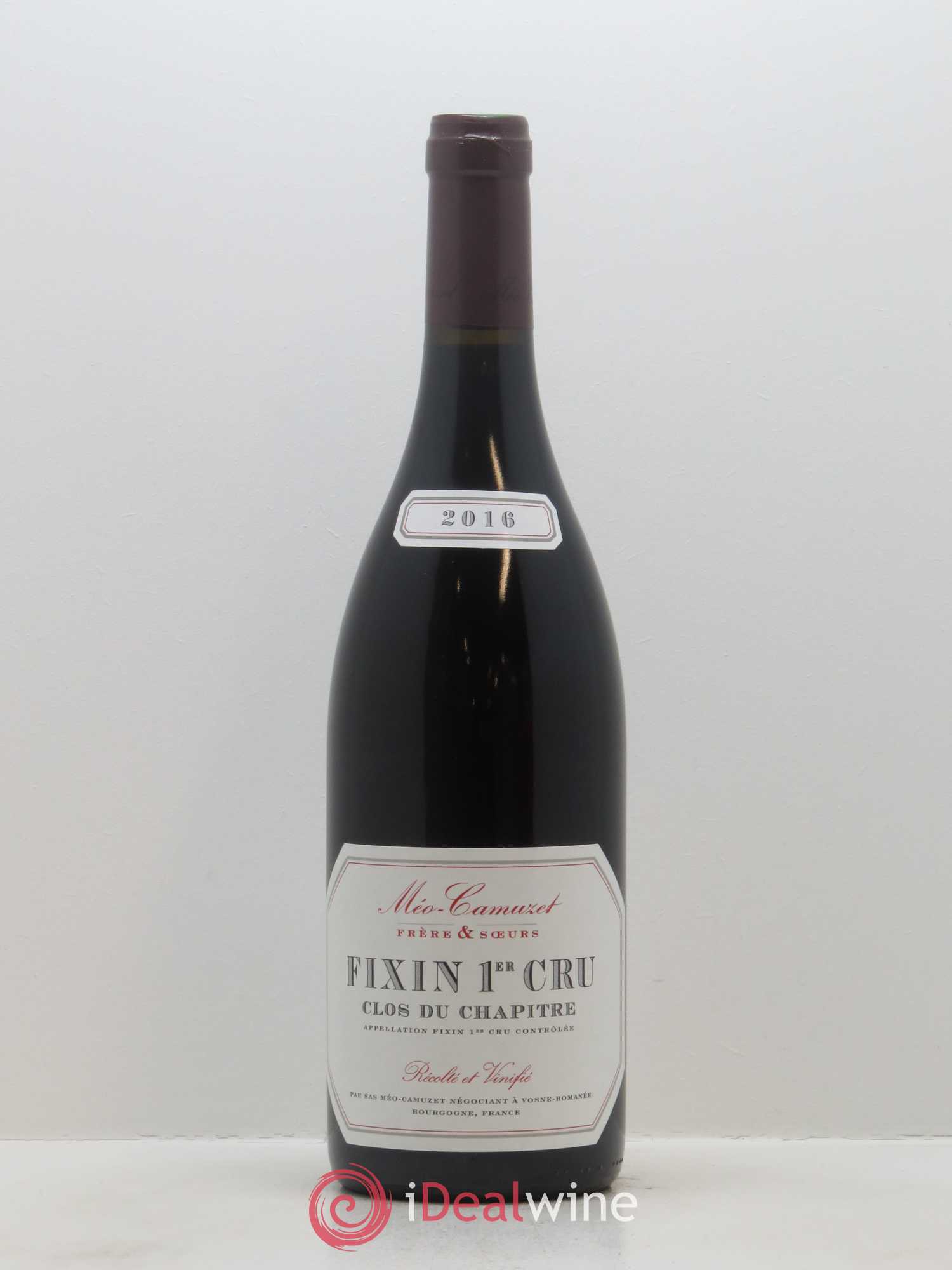 Fixin 1er Cru Clos du Chapitre Méo-Camuzet (Frère & Soeurs) 2016 - Lot de 1 bouteille - 0