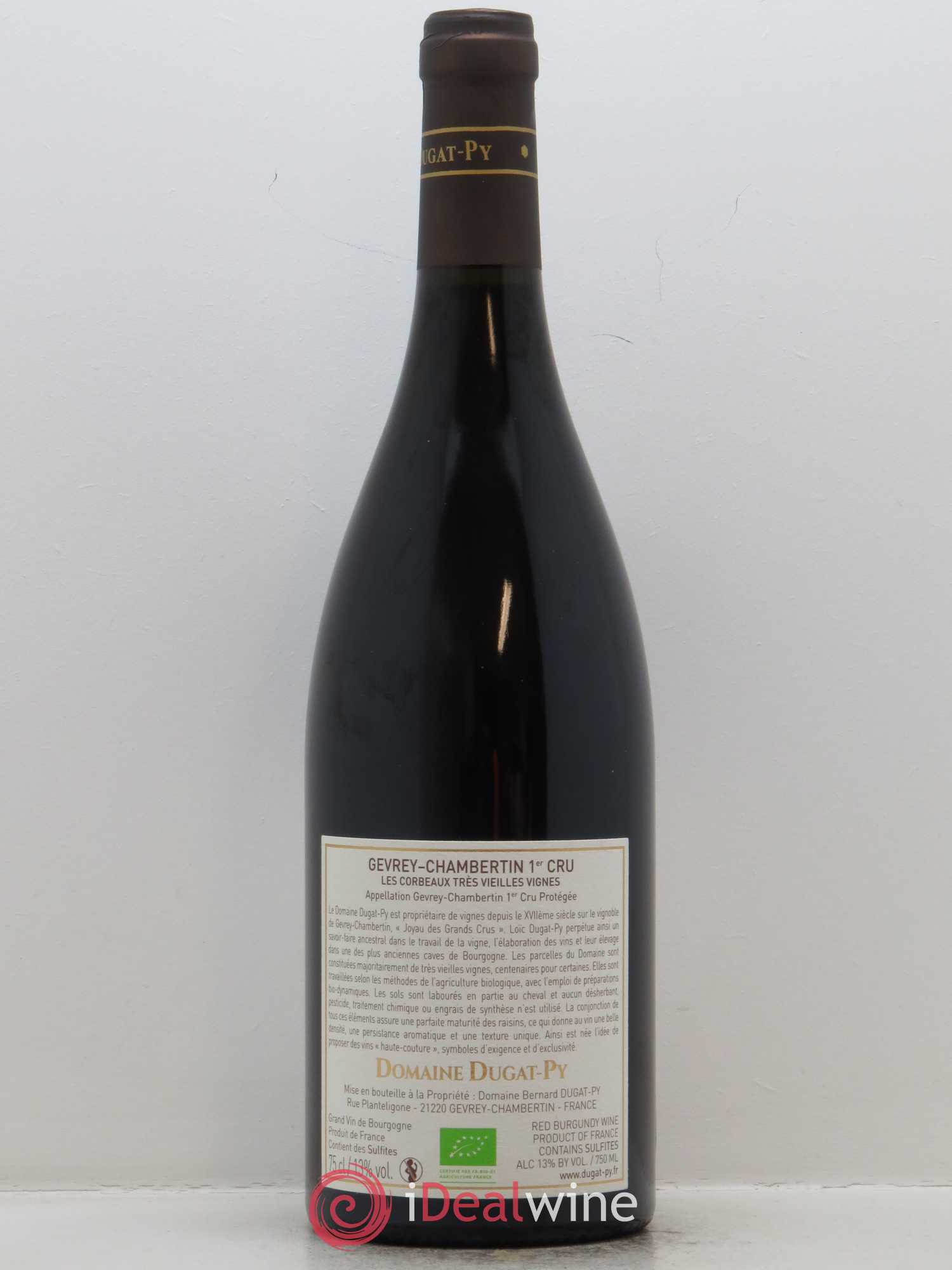 Gevrey-Chambertin 1er Cru Les Corbeaux Dugat-Py 2016 - Lot de 1 bouteille - 1