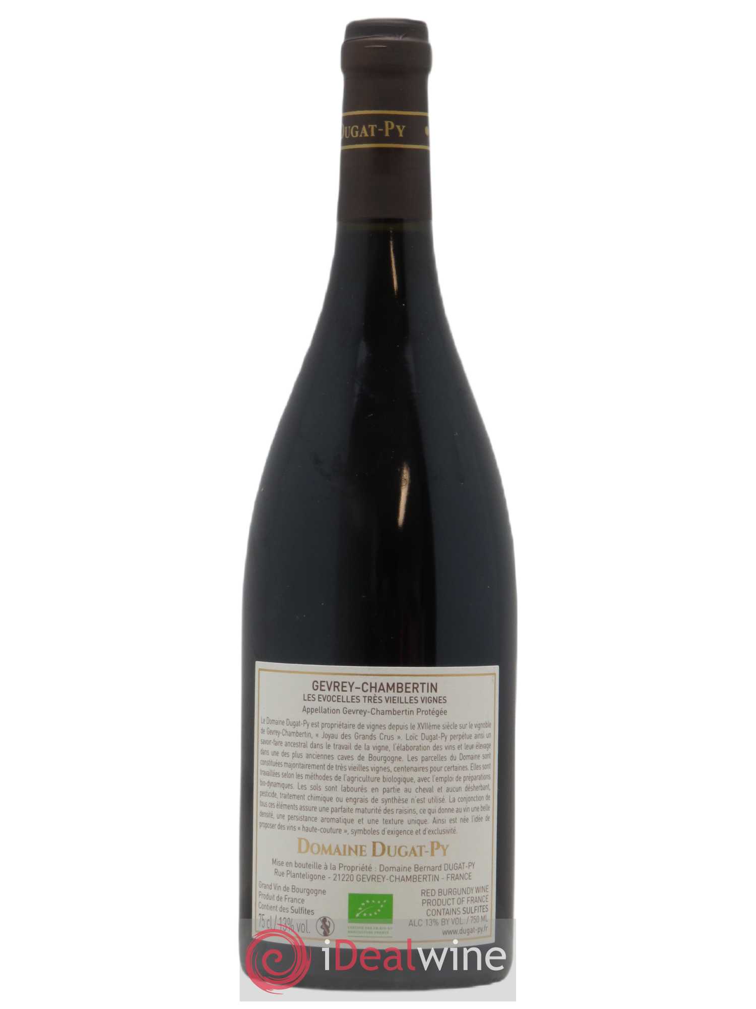 Gevrey-Chambertin Les Evocelles Vieilles Vignes Dugat-Py 2016 - Lot de 1 bouteille - 1