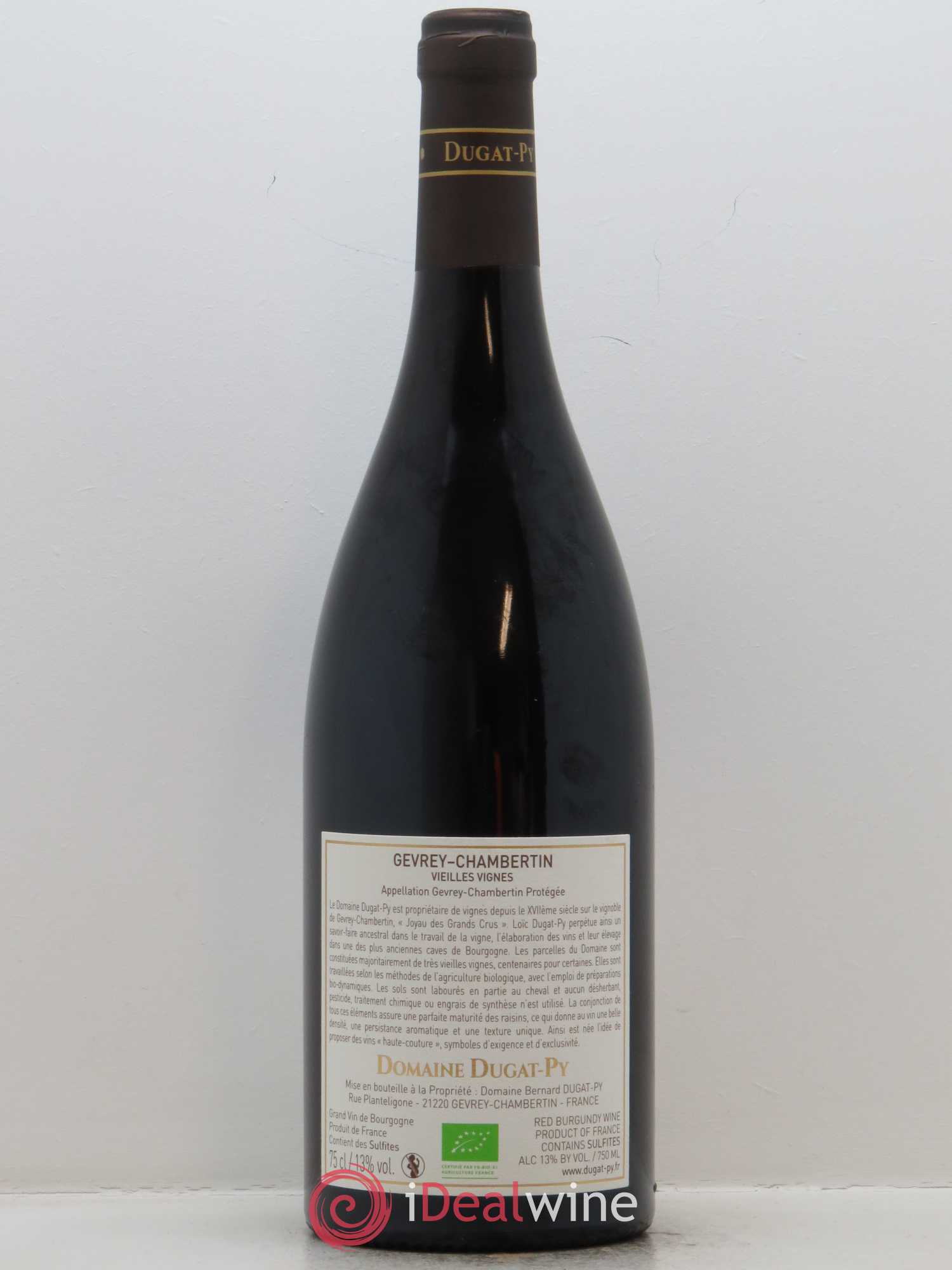 Gevrey-Chambertin Vieilles Vignes Dugat-Py 2016 - Lot de 1 bouteille - 1