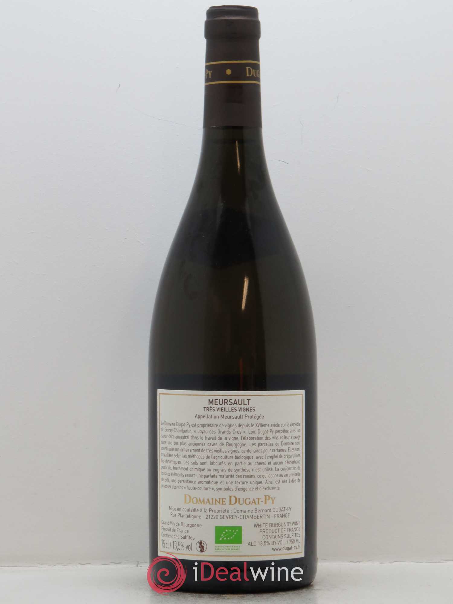 Meursault Vieilles Vignes Dugat-Py 2015 - Lot de 1 bouteille - 1