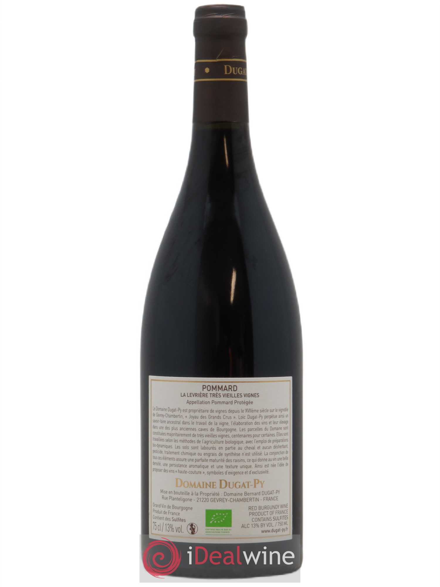 Pommard La Levrière Dugat-Py 2016 - Lot de 1 bouteille - 1
