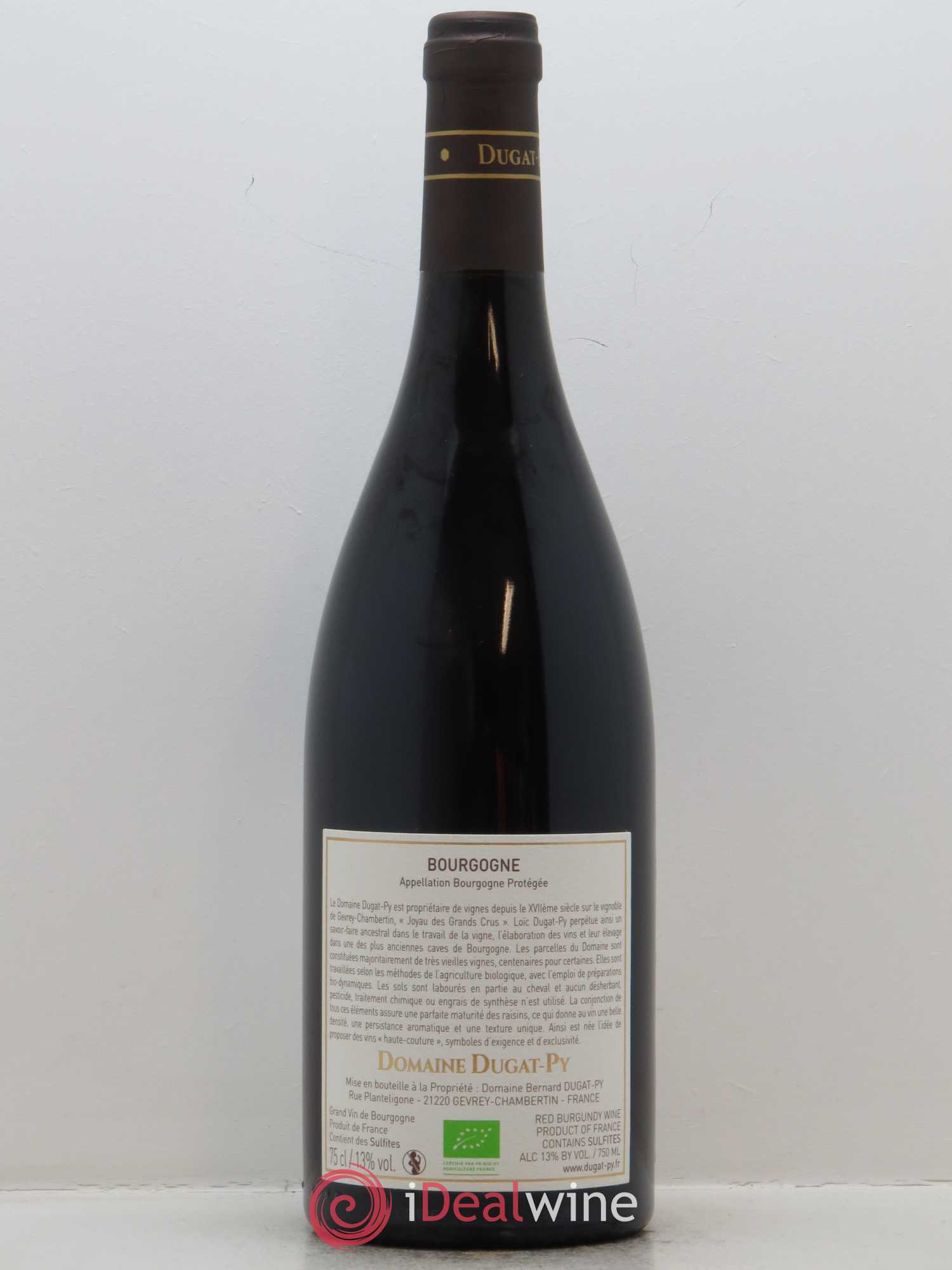 Bourgogne Cuvée Halinard Dugat-Py 2016 - Lot de 1 bouteille - 1
