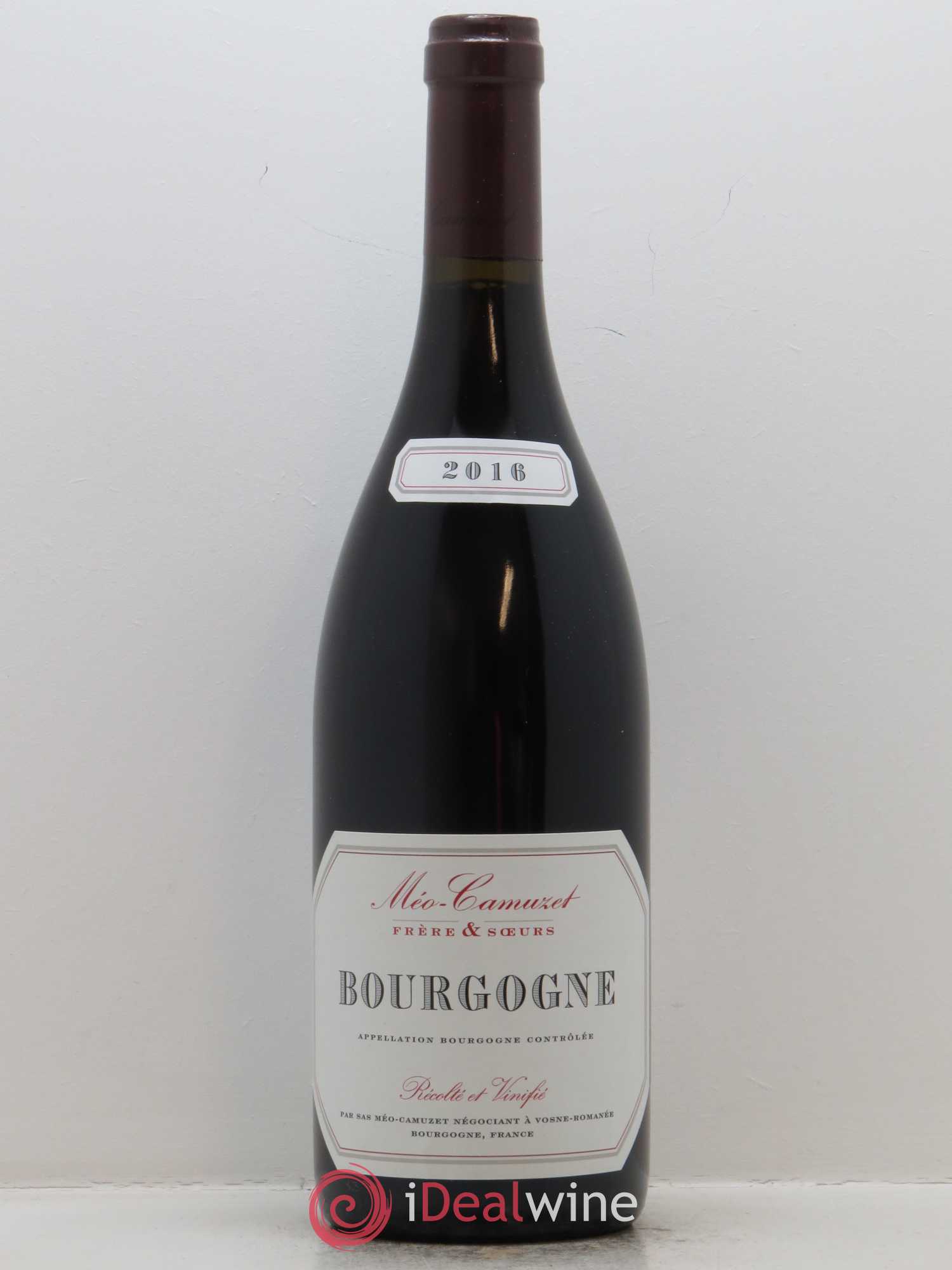 Bourgogne Méo-Camuzet (Domaine) 2016 - Lot de 1 bouteille - 0