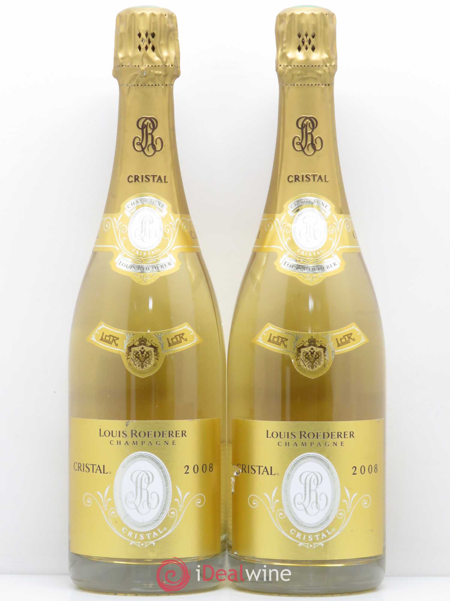 Cristal Louis Roederer 2008 - Lot de 2 bouteilles - 0