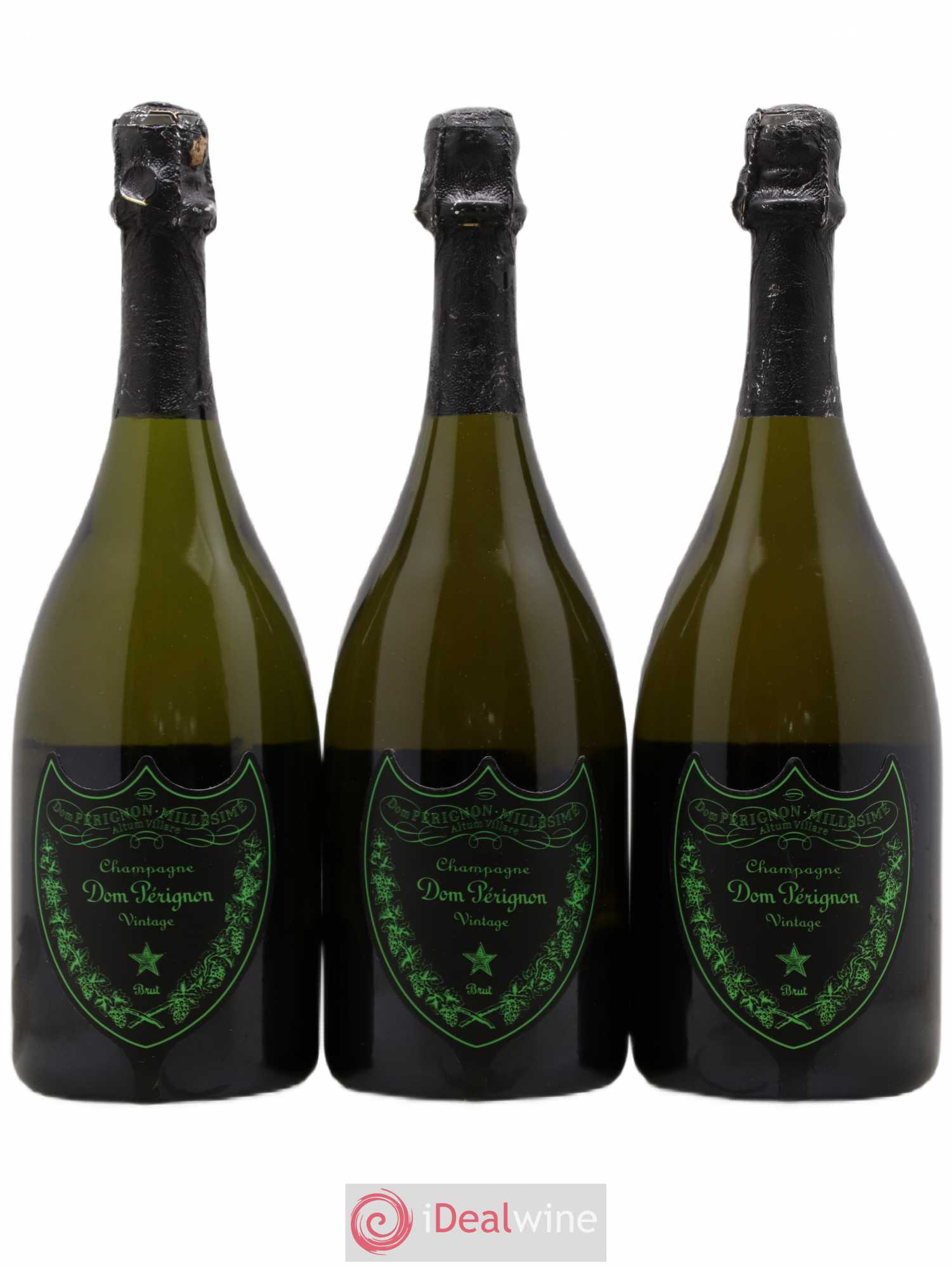 Champagne Luminous Dom Pérignon 2010 - Lot de 3 bouteilles - 0