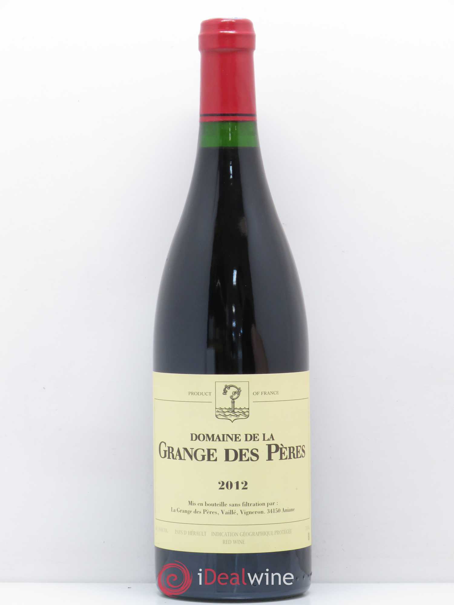 Pays d'Hérault Grange des Pères Laurent Vaillé 2012 - Lot de 1 bouteille - 0