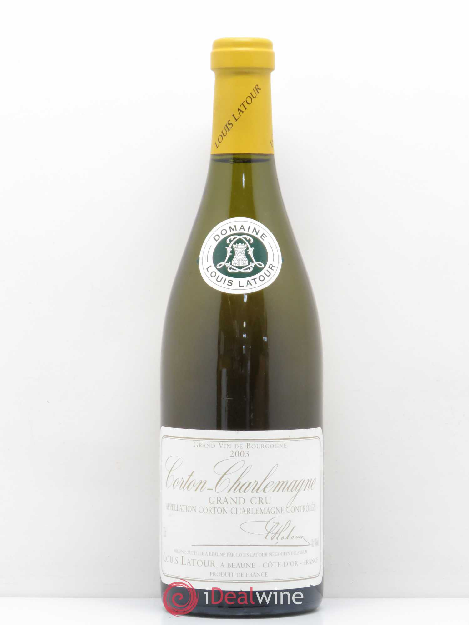 Corton-Charlemagne Grand Cru Louis Latour 2003 - Lot de 1 bouteille - 0