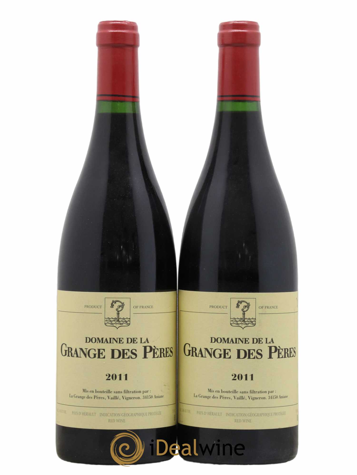 Pays d'Hérault Grange des Pères Laurent Vaillé 2011 - Lot de 2 bouteilles - 0