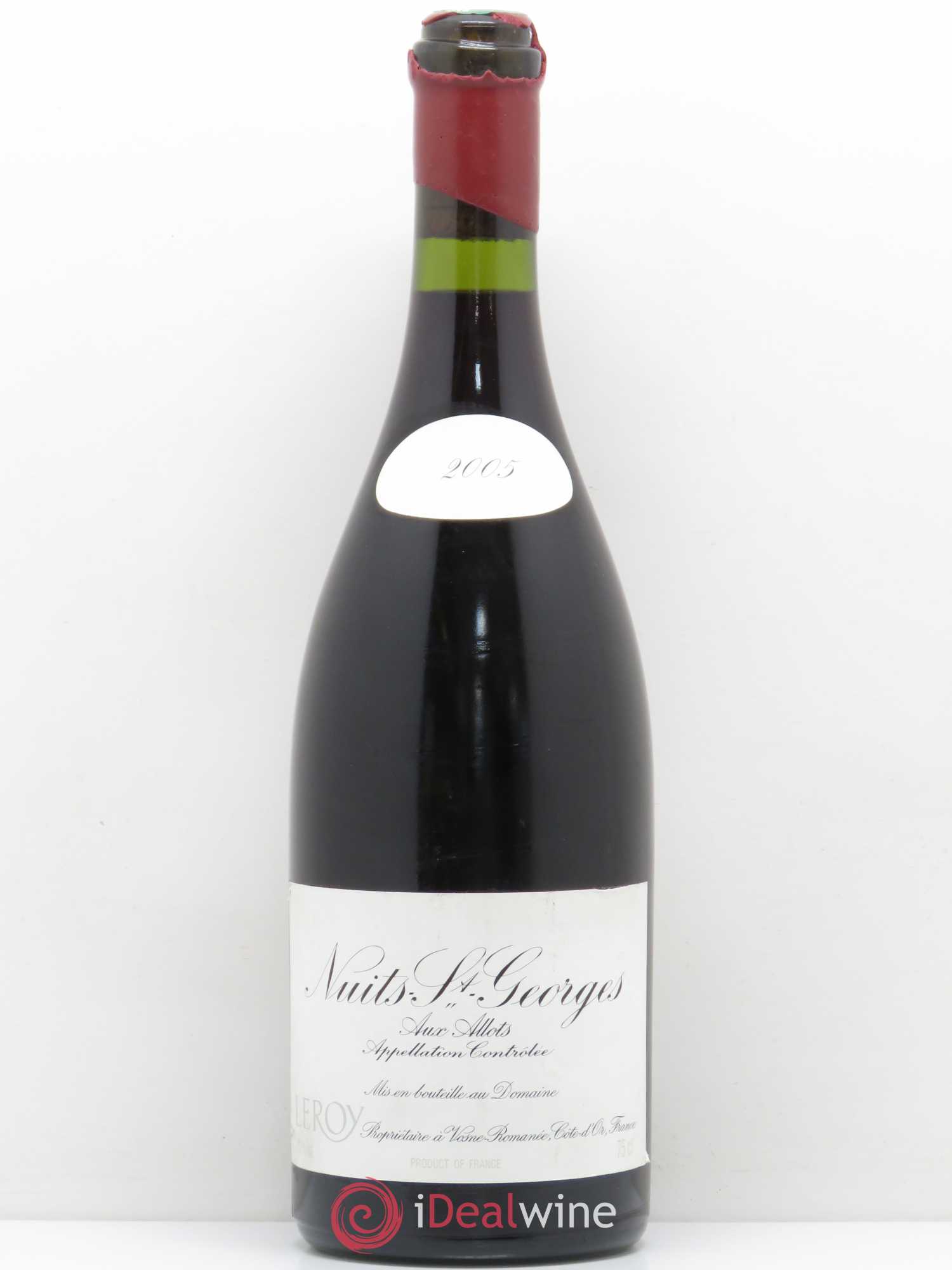 Nuits-Saint-Georges Aux Allots Leroy (Domaine) 2005 - Lot de 1 bouteille - 0