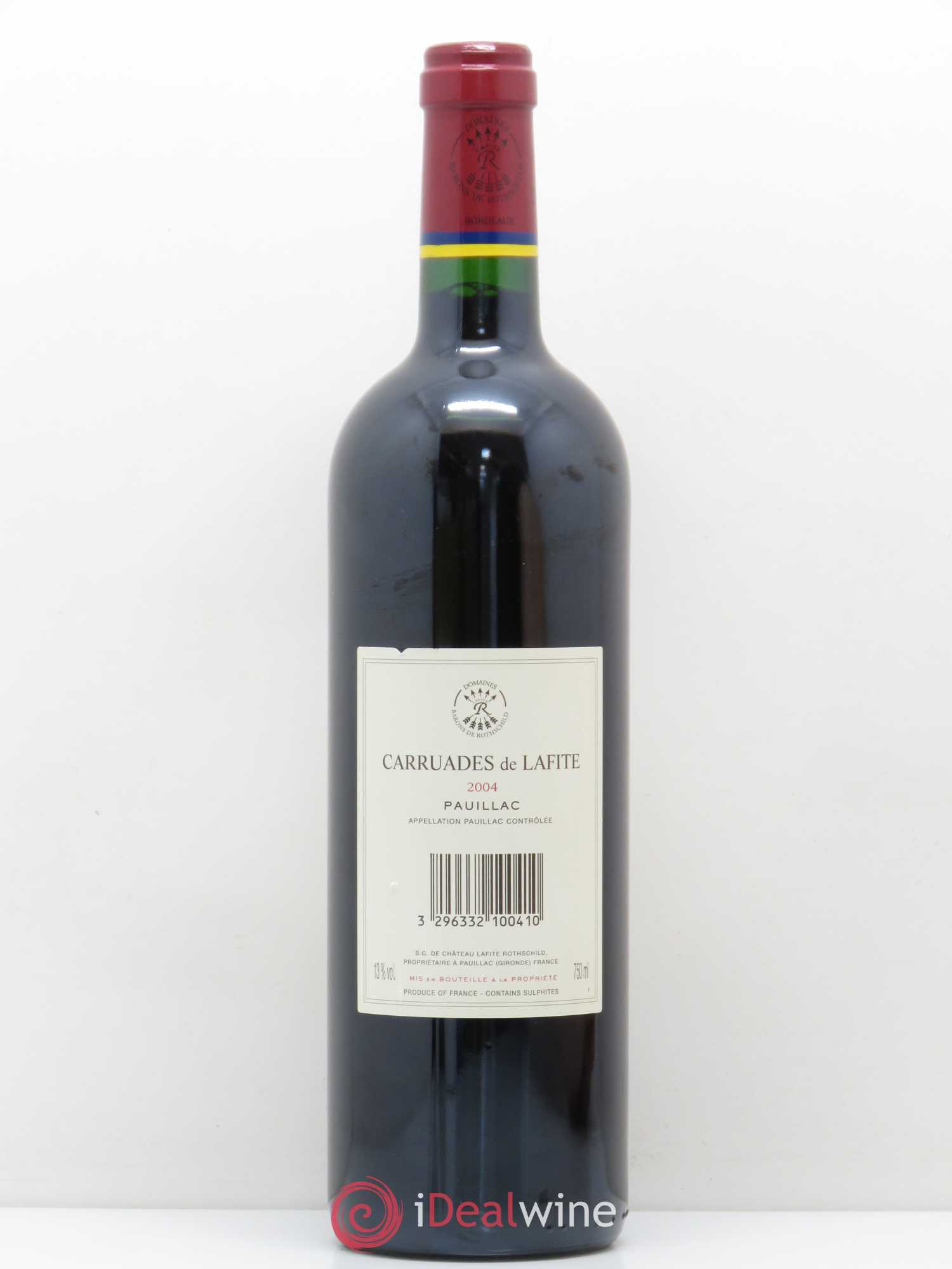 Carruades de Lafite Rothschild Second Vin 2004 - Lot de 1 bouteille - 1