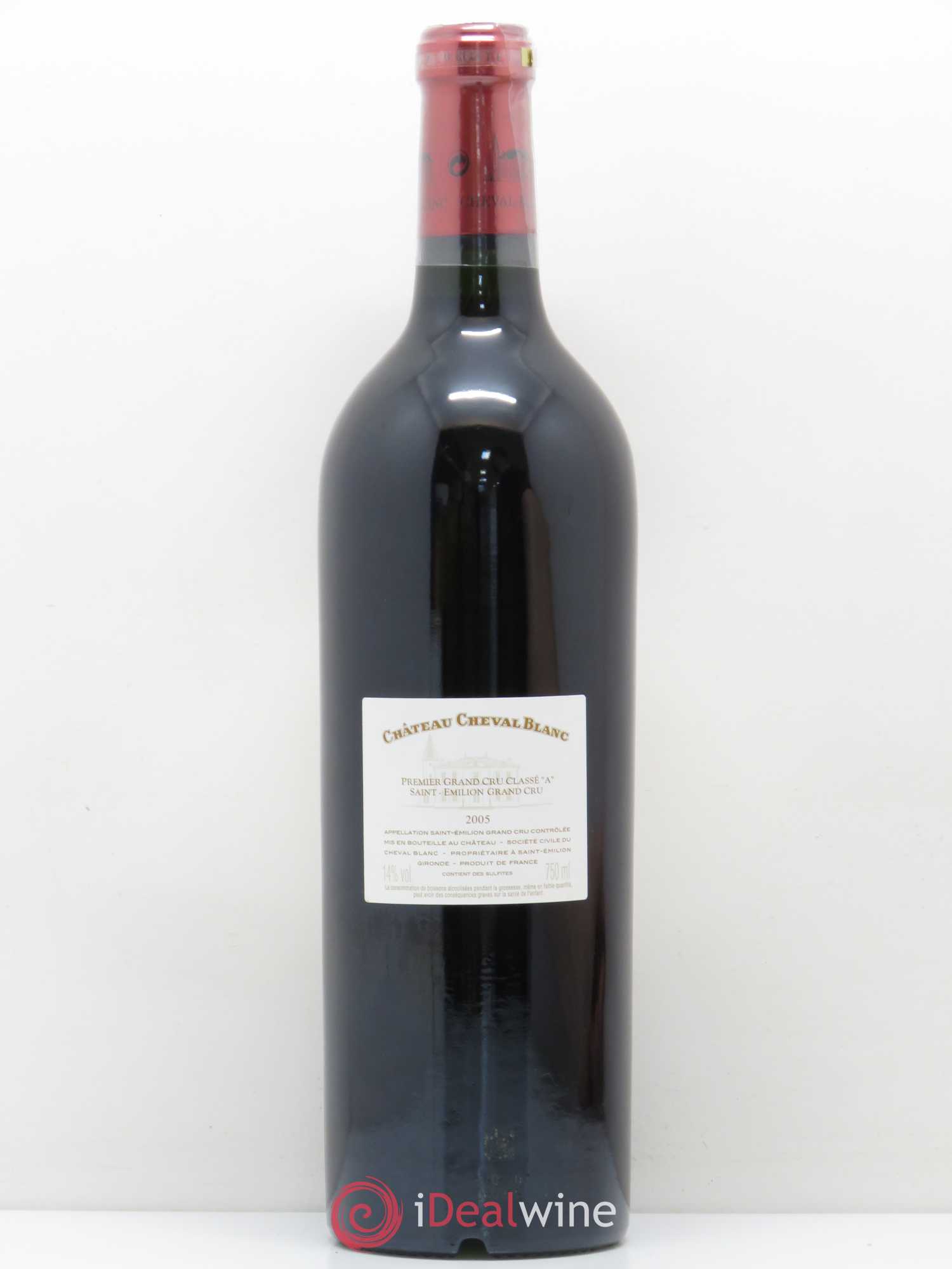 Château Cheval Blanc 1er Grand Cru Classé A 2005 - Lot de 1 bouteille - 1