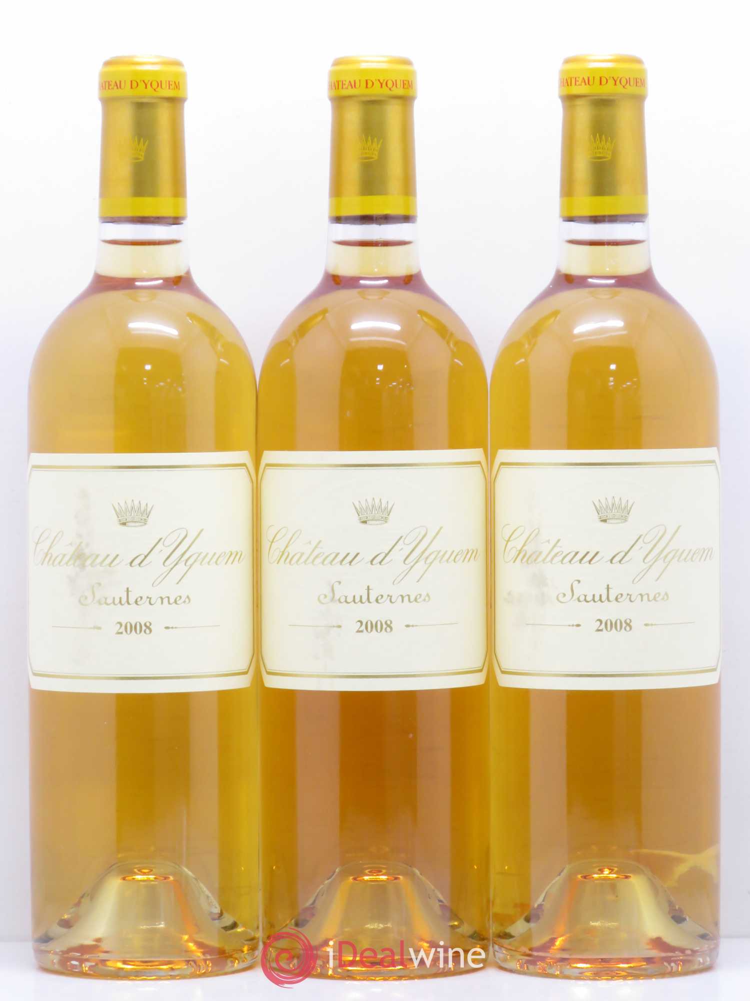 Château d' Yquem 1er Cru Classé Supérieur 2008 - Lotto di 3 bottiglie - 0