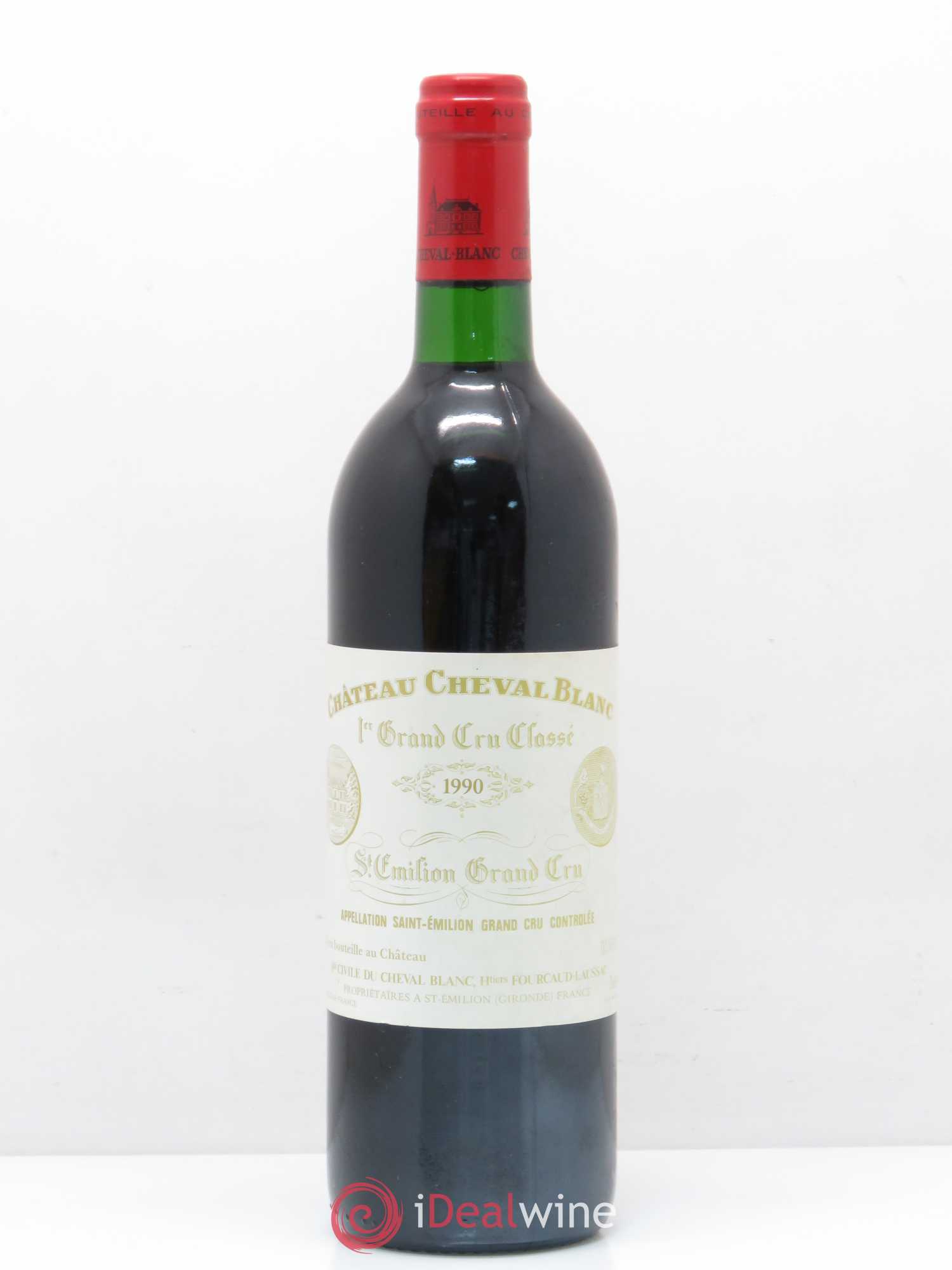 Château Cheval Blanc 1er Grand Cru Classé A 1990 - Lot de 1 bouteille - 0