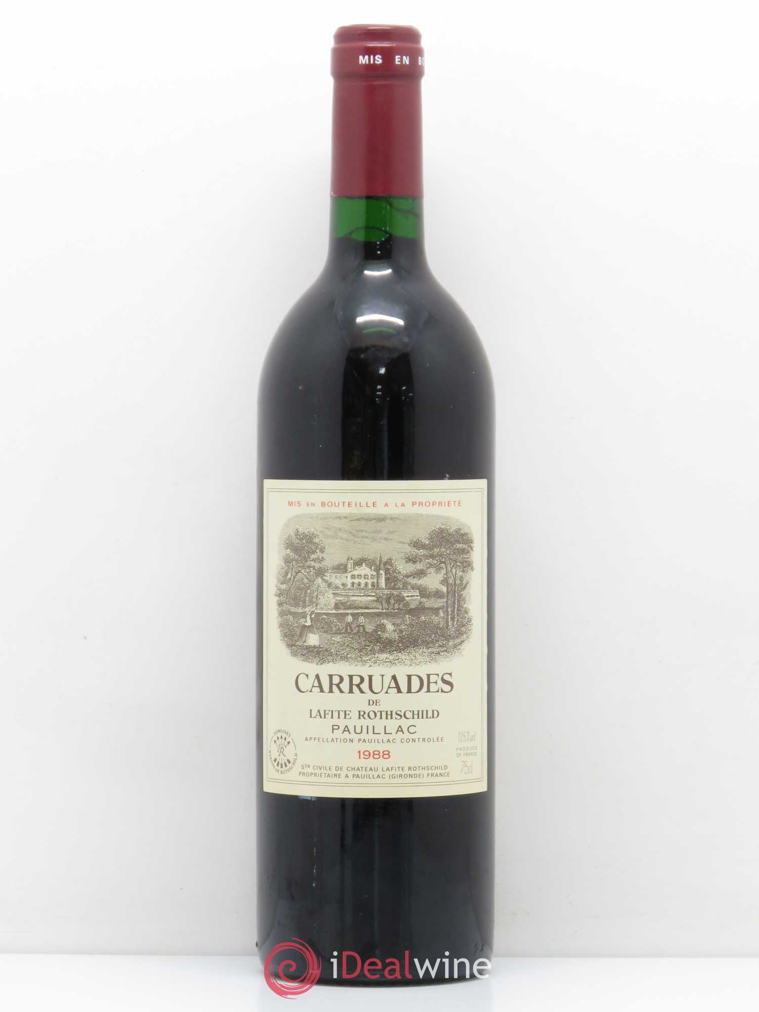 Carruades de Lafite Rothschild Second Vin 1988 - Lot de 1 bouteille - 0