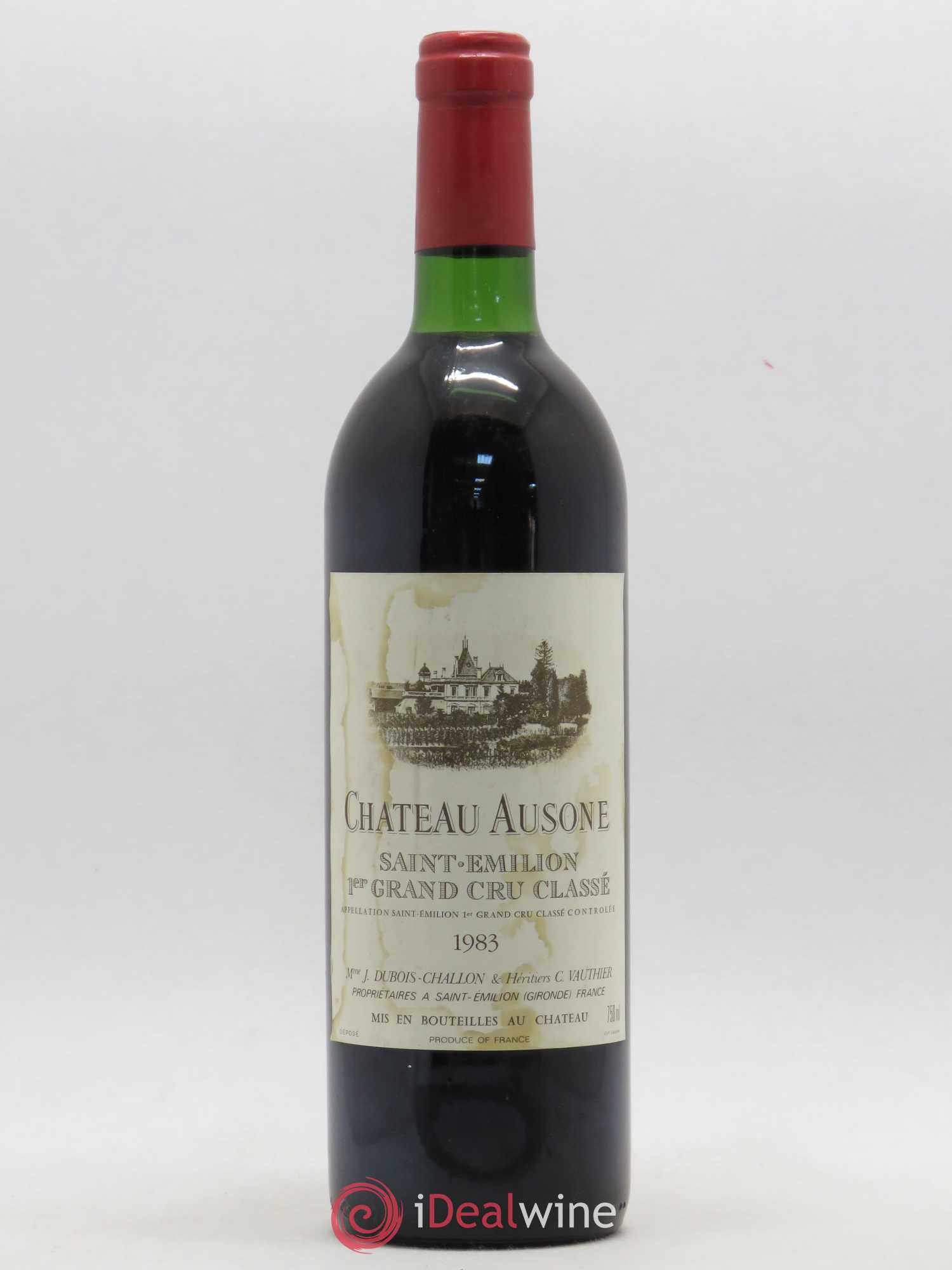 Château Ausone 1er Grand Cru Classé A 1983 - Lot de 1 bouteille - 0