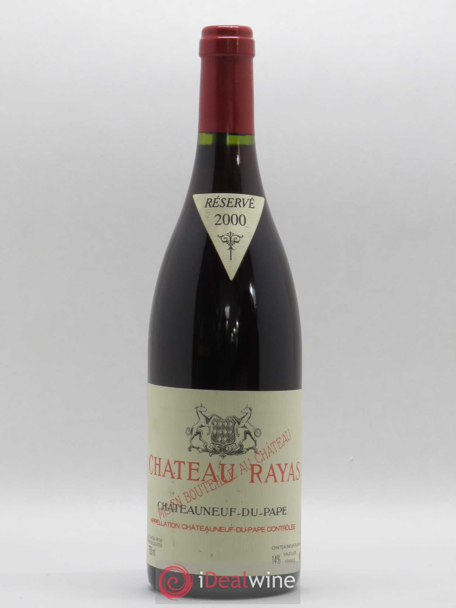 Châteauneuf-du-Pape Château Rayas Emmanuel Reynaud 2000 - Lot de 1 bouteille - 0